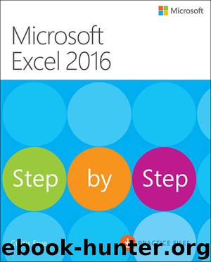 Microsoft Excel 2016 Step by Step
