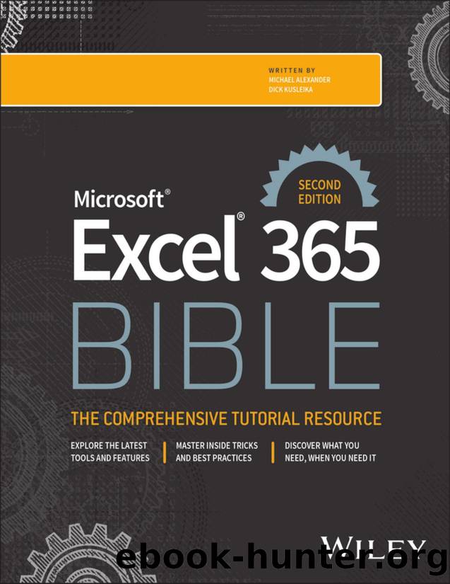 Microsoft Excel 365 Bible by Unknown