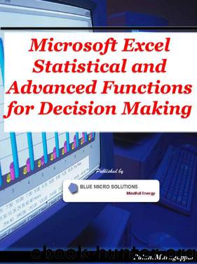 Microsoft Excel Statistical and Advanced Functions for Decision Making by Palani Murugappan