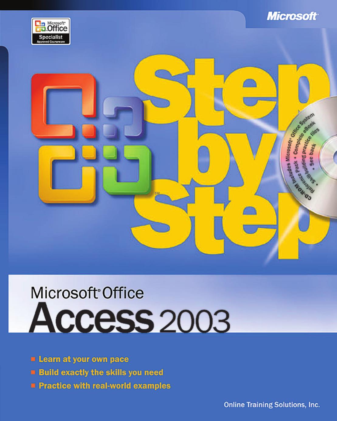 Microsoft Office Access 2003 Step by Step eBook by Owner