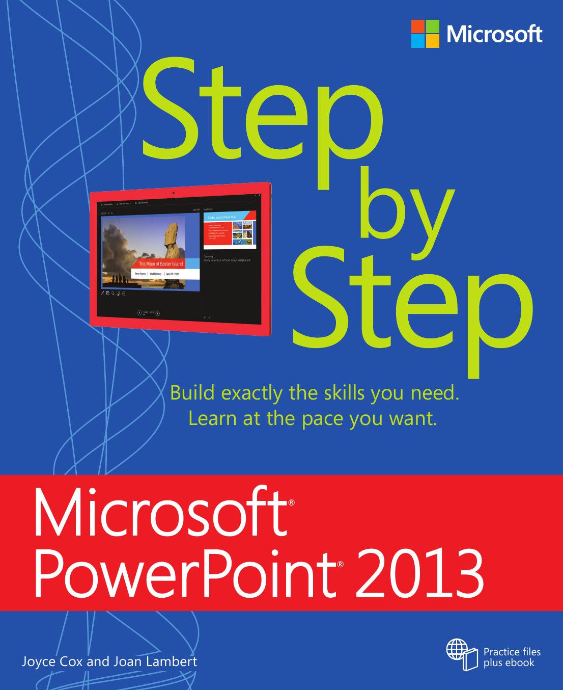 Microsoft PowerPoint 2013 Step by Step by Joan Lambert Joyce Cox