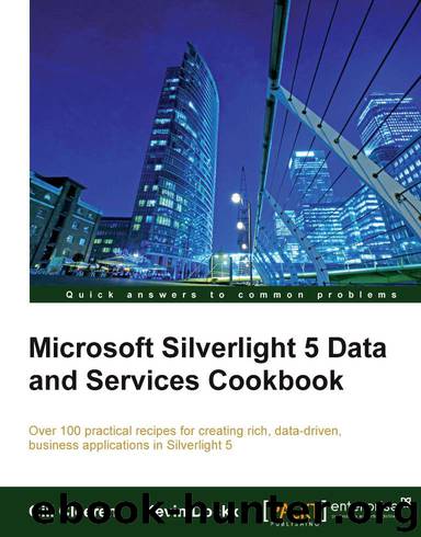 Microsoft Silverlight 5 Data and Services Cookbook by unknow