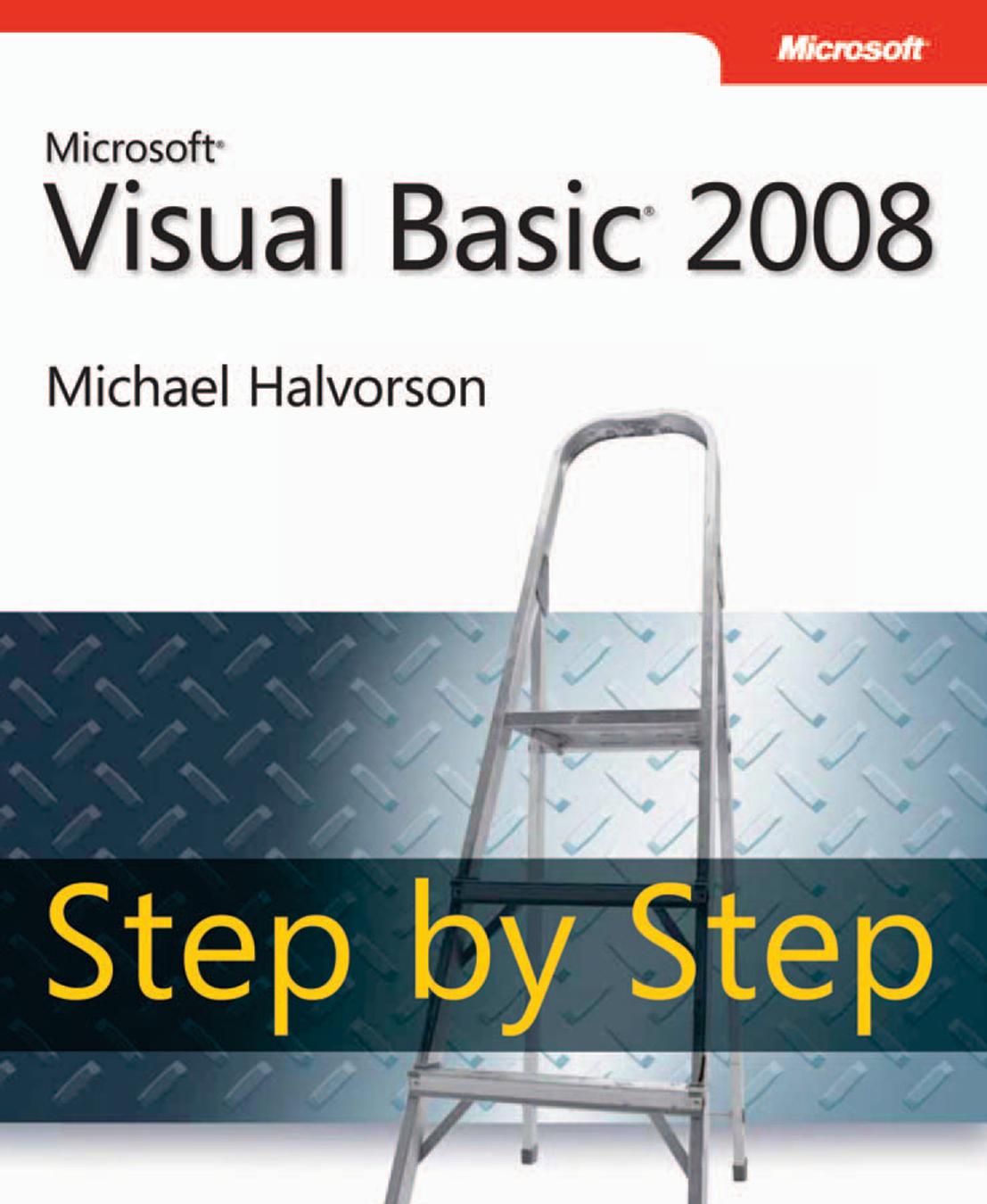 Microsoft Visual Basic 2008 Step by Step by Michael Halvorson