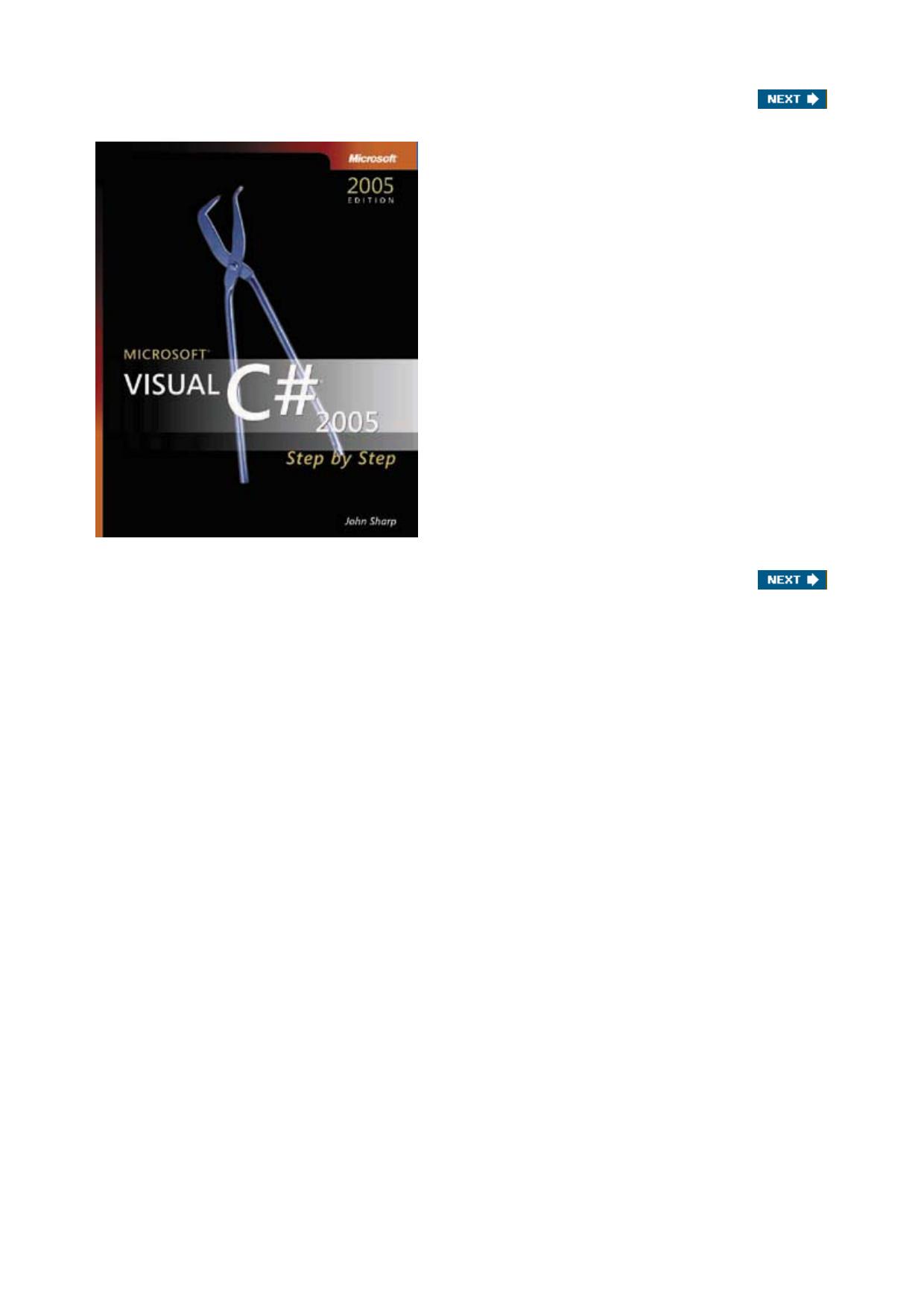 Microsoft Visual C# 2005 Step by Step (Step By Step (Microsoft)) by John Sharp