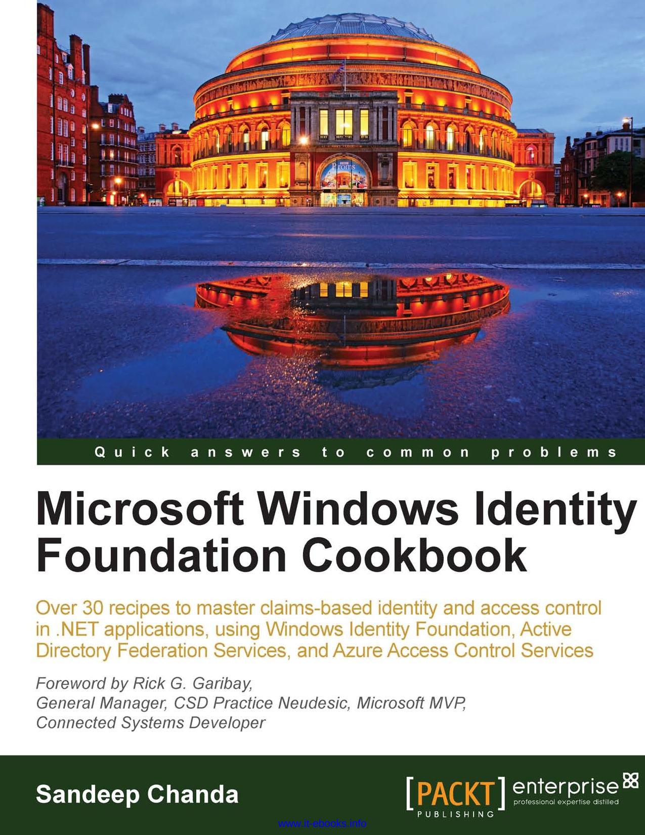 Microsoft Windows Identity Foundation Cookbook by Unknown