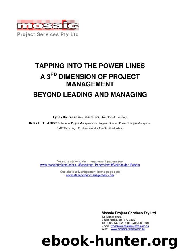 Microsoft Word -  Tapping the powerlines.doc by Administrator