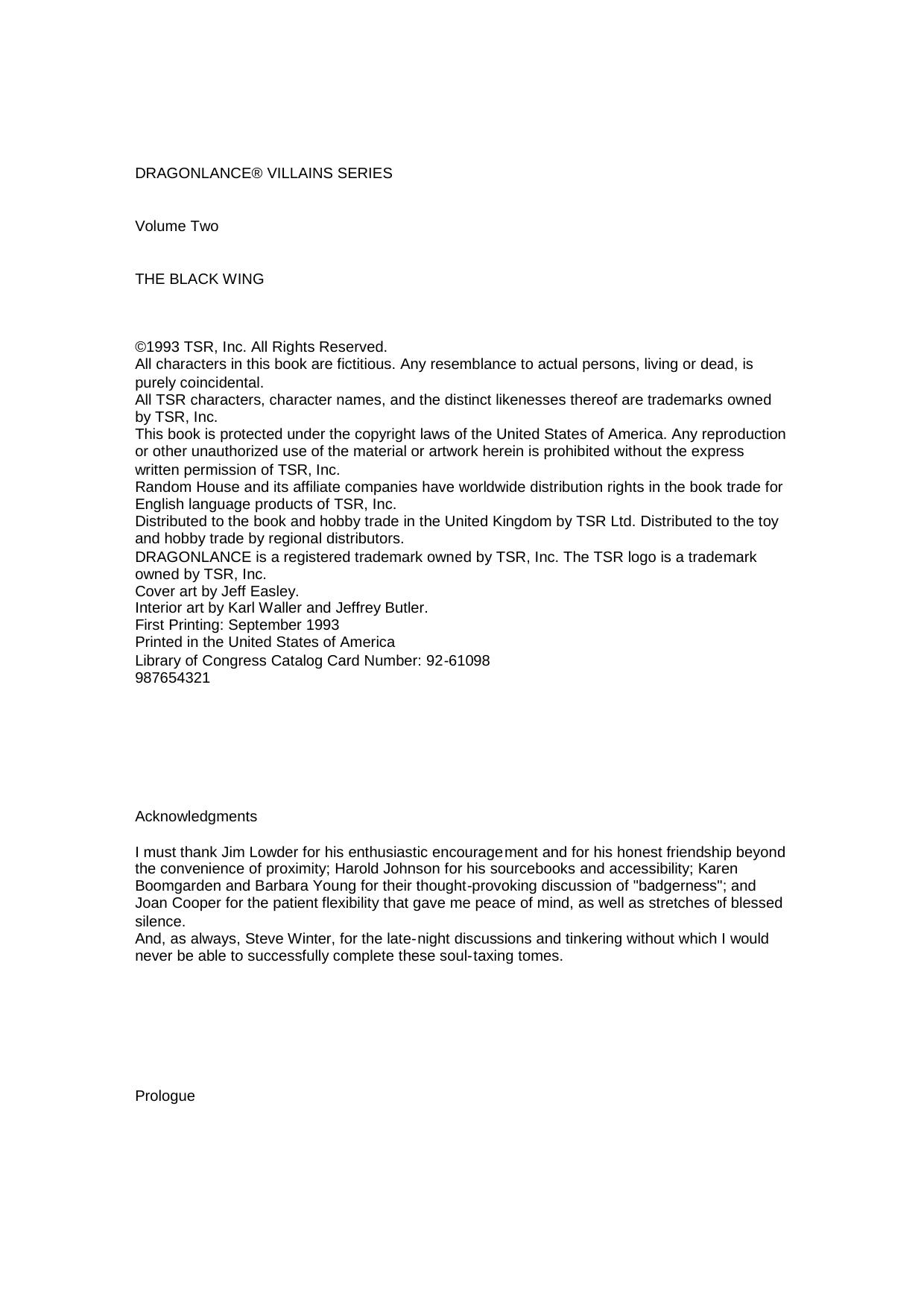 Microsoft Word - 02 The Black Wing.rtf by Shwn