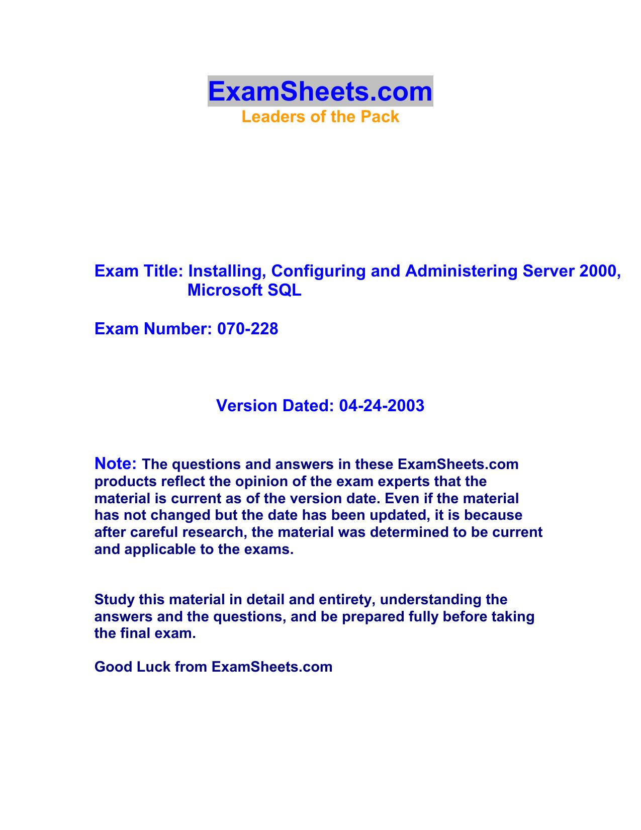 Microsoft Word - 070-228 1-4.doc by Ove