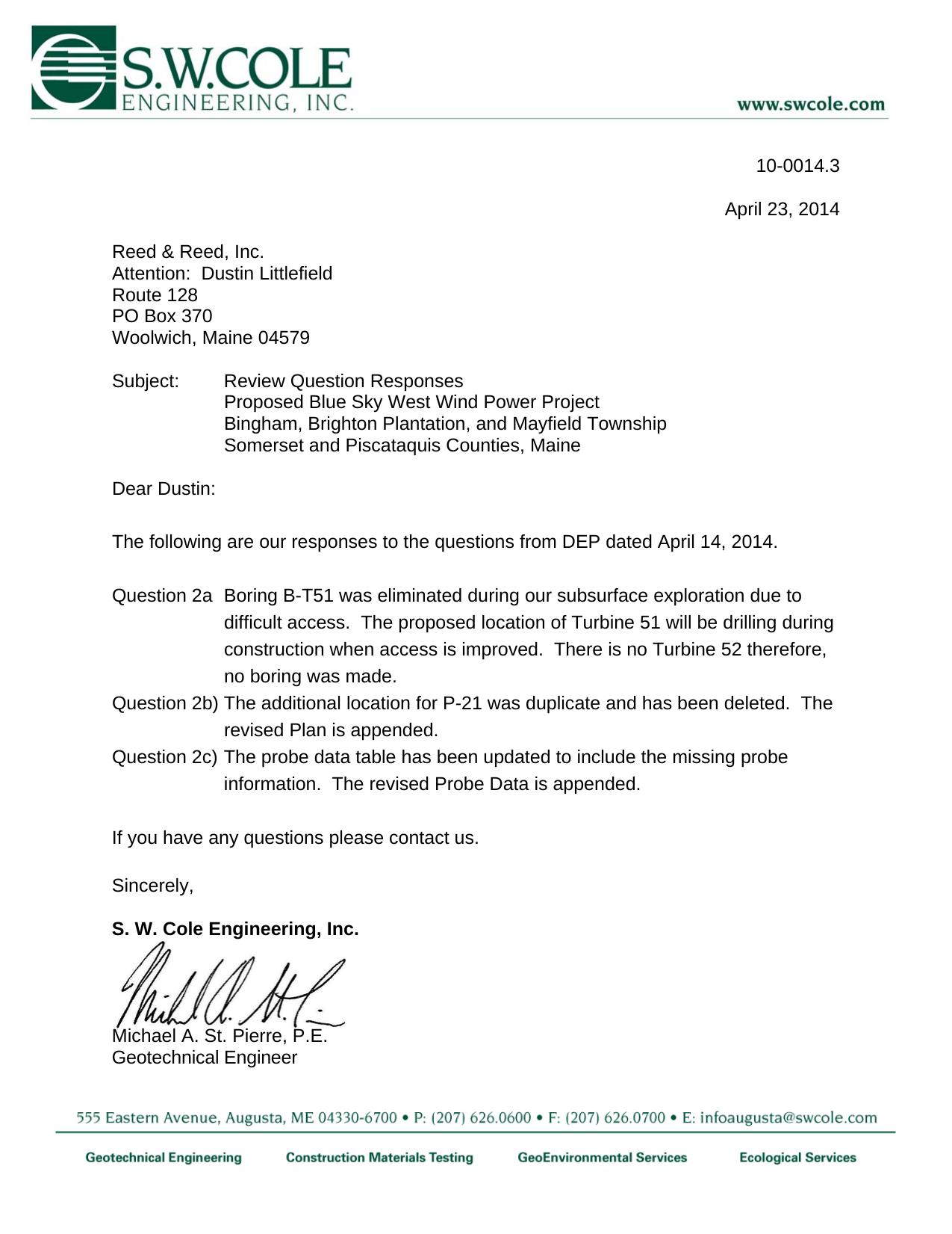 Microsoft Word - 10-0014.3 DEP Question Responses.doc by mike.st.pierre