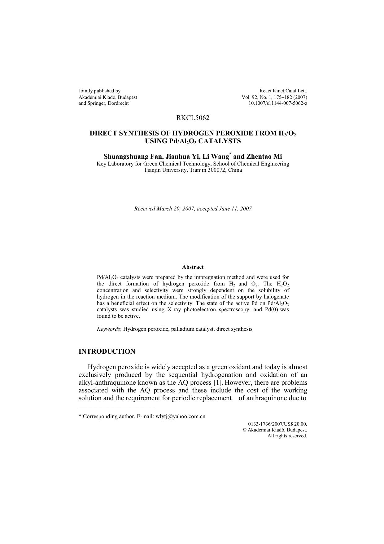 Microsoft Word - 175-182-Li Wang.doc by Administrator