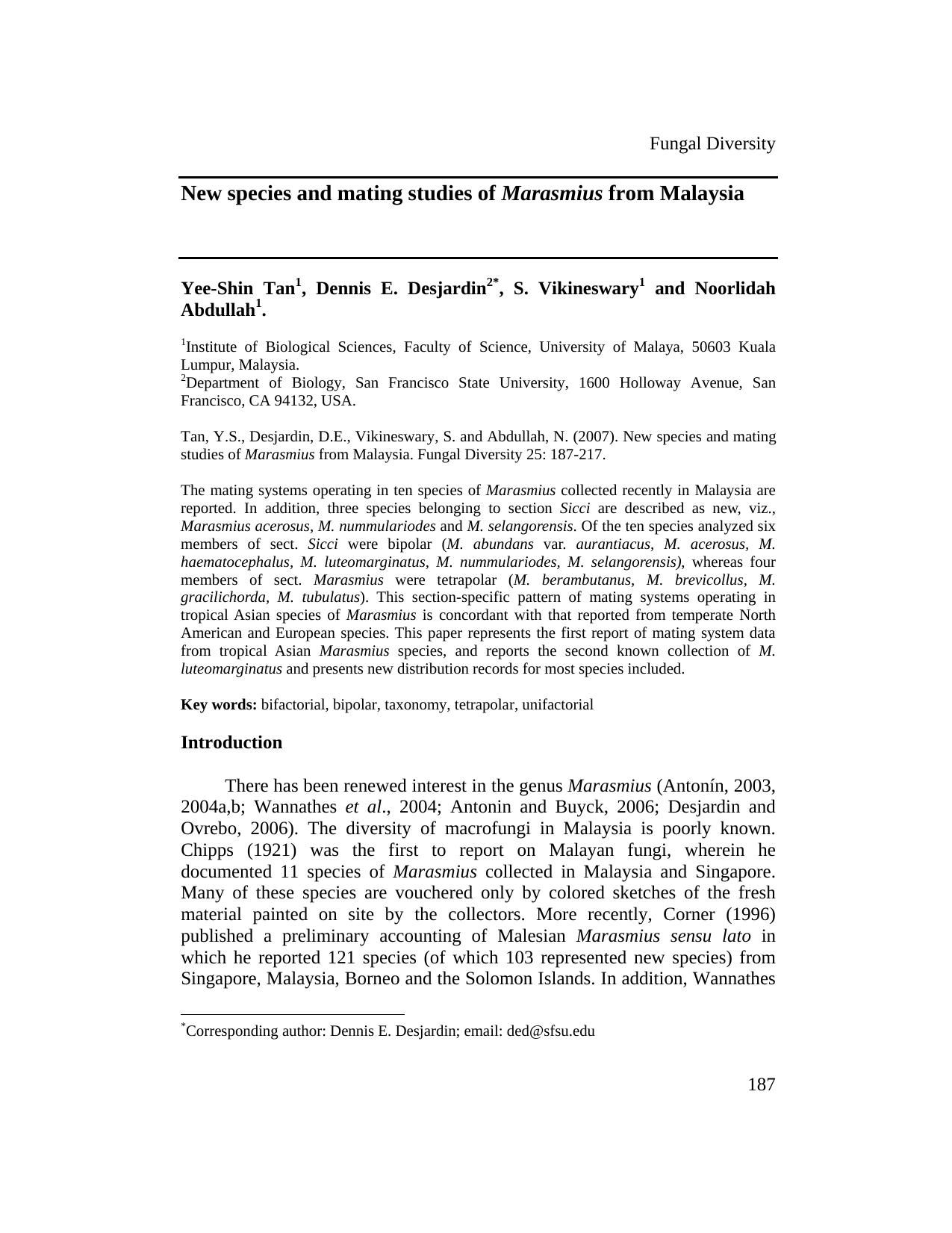 Microsoft Word - 187-219 edited mating.doc by Kevin D. Hyde