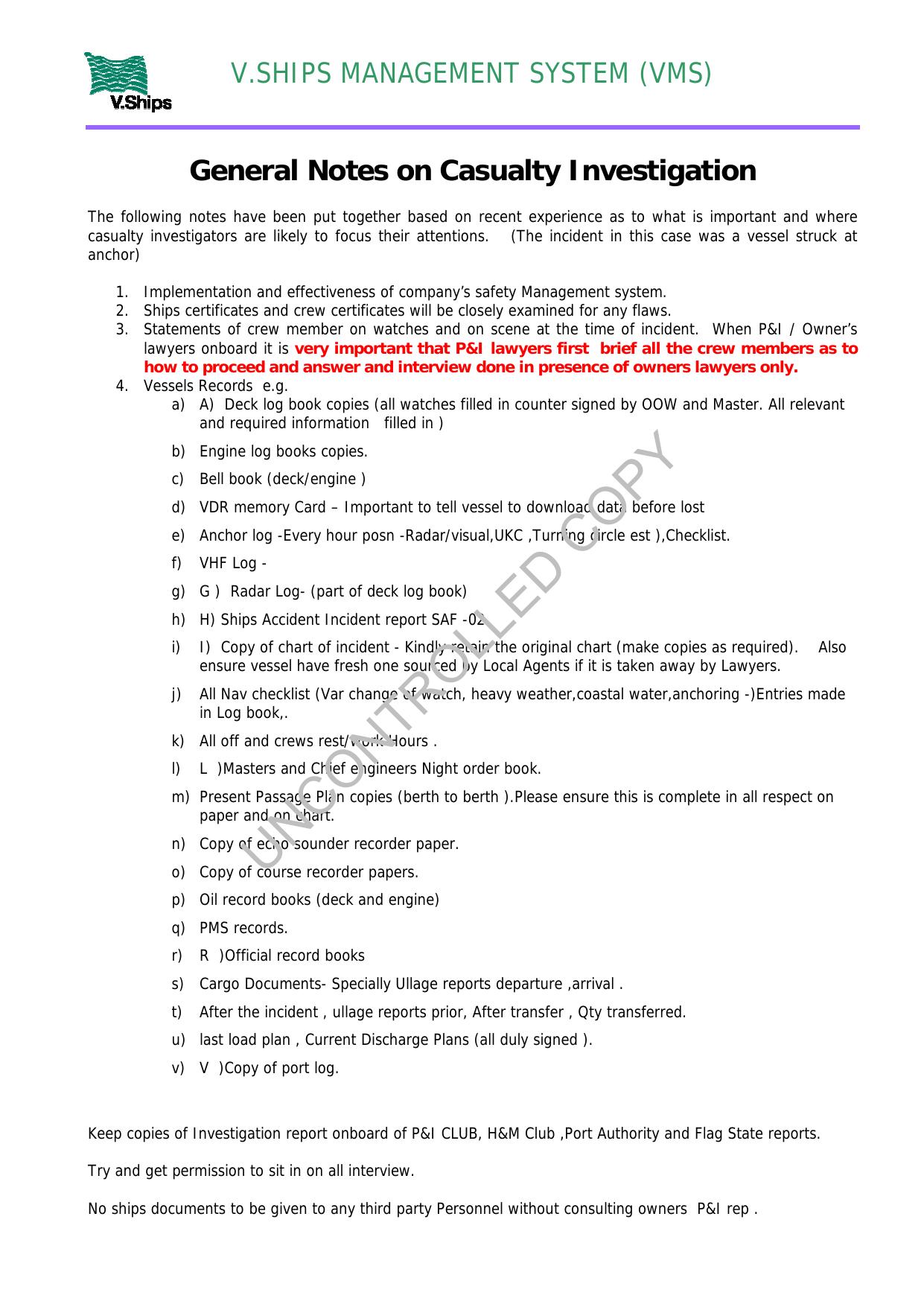 Microsoft Word - 3.2.8 Incident Investigation Guidance Notes by katrus
