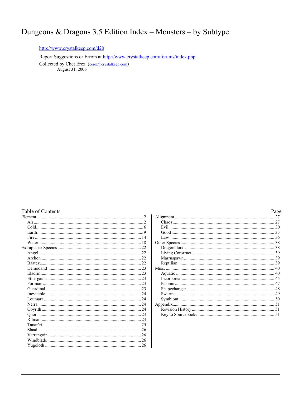 Microsoft Word - 3.5 Index - Monsters - Subtype.doc by cerez