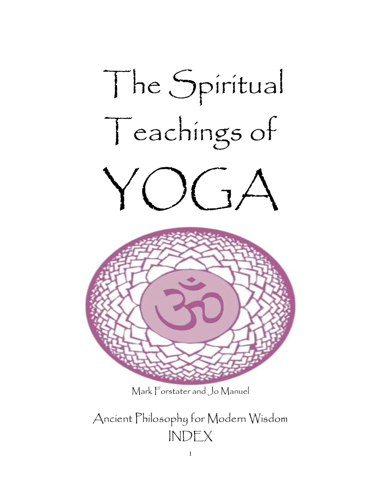 Microsoft Word - 59496538-The-Spiritual-Teachings-of-YOGA by D.D