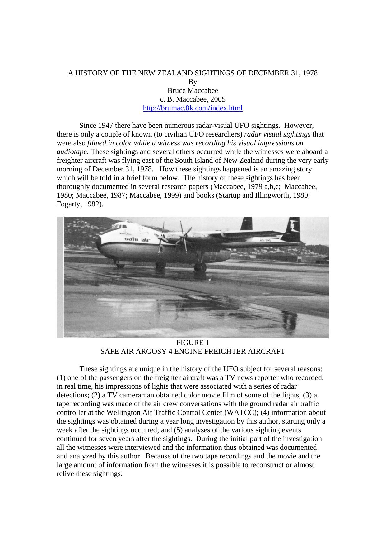 Microsoft Word - A History of NZ Sightings 12 31 78.doc by Owner