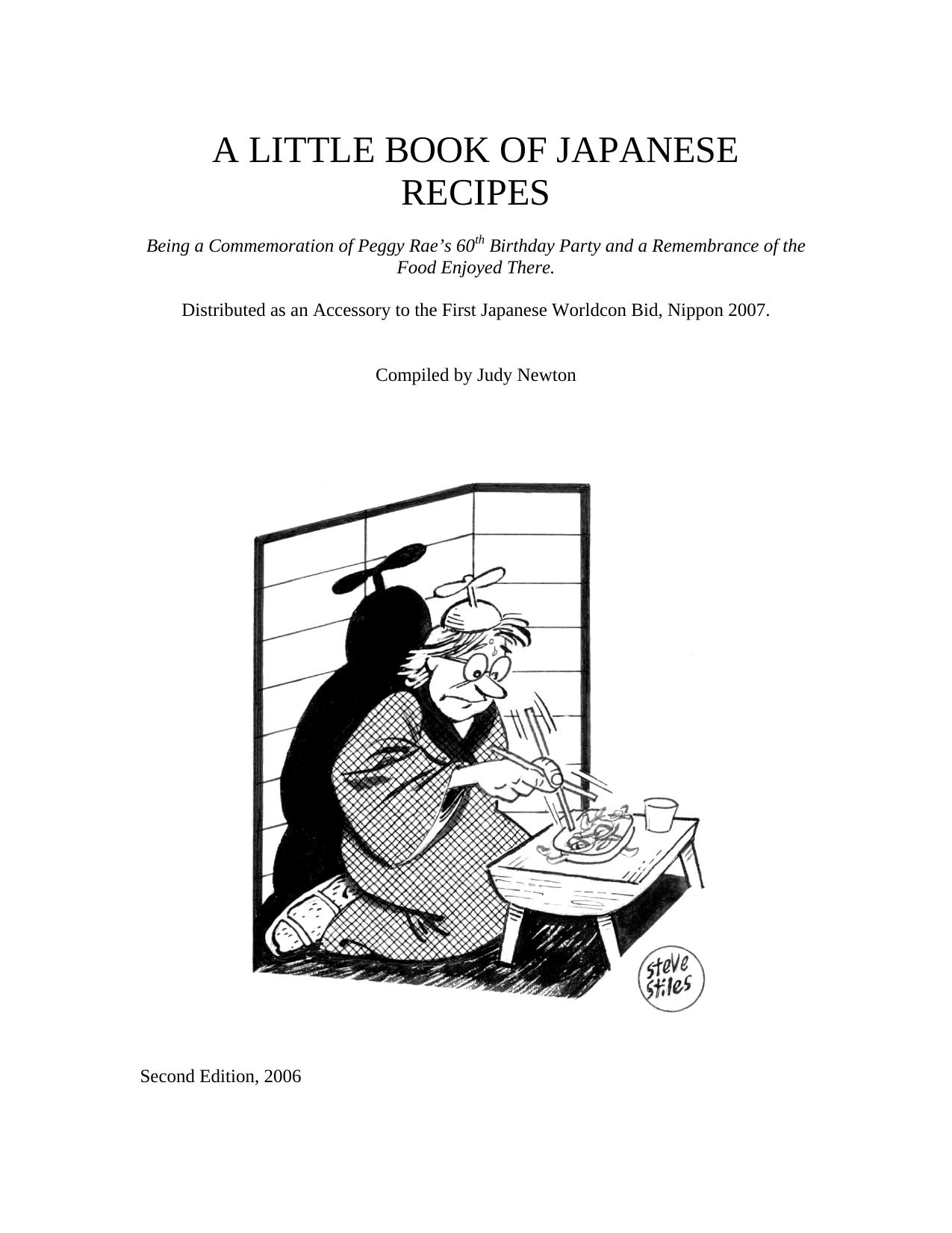 Microsoft Word - A LITTLE BOOK OF JAPANESE RECIPES_2ndEd.doc by Gayle