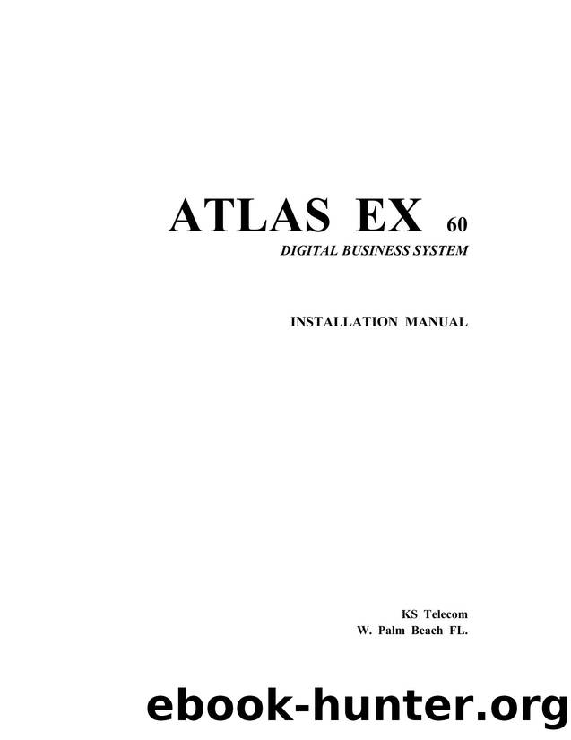 Microsoft Word - ATLAS EX 60--INSTALLATION MAUNAL.doc by Ron