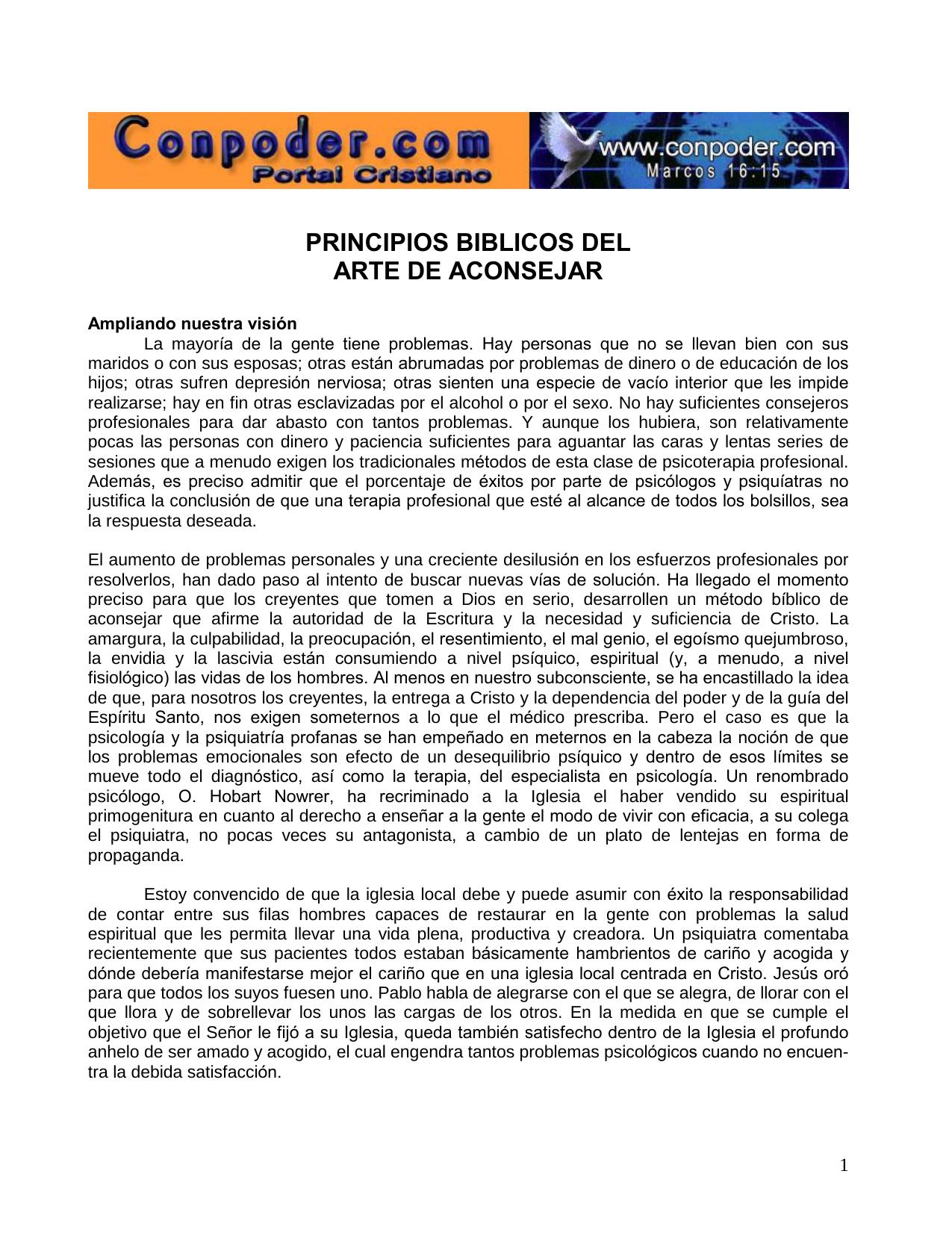 Microsoft Word - Aconsejar - pdfMachine from Broadgun Software, http:pdfmachine.com, a great PDF writer utility! by Unknown