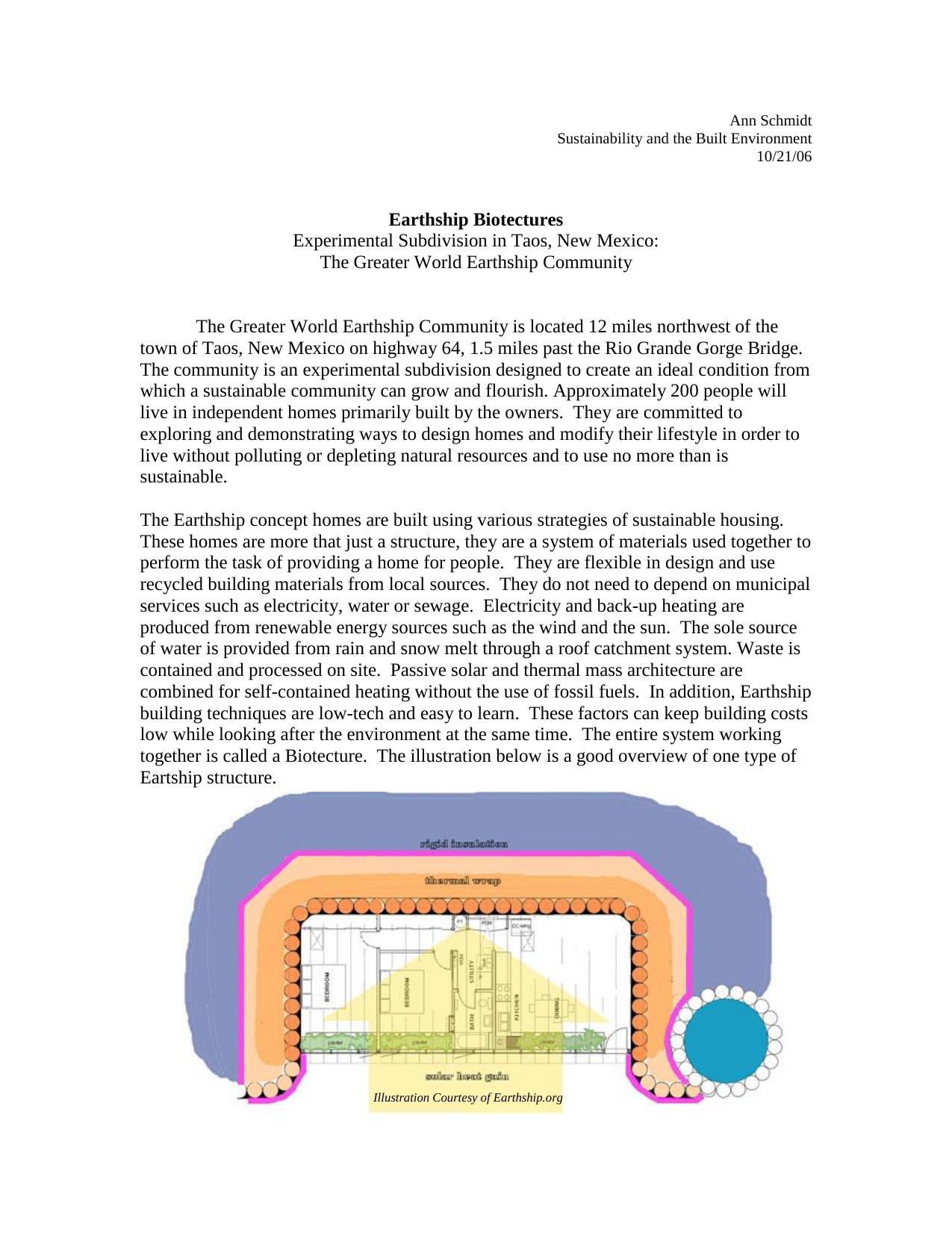 Microsoft Word - Ann_Schmidt_Earthships.doc - pdfMachine from Broadgun Software, http:pdfmachine.com, a great PDF writer utility! by Unknown