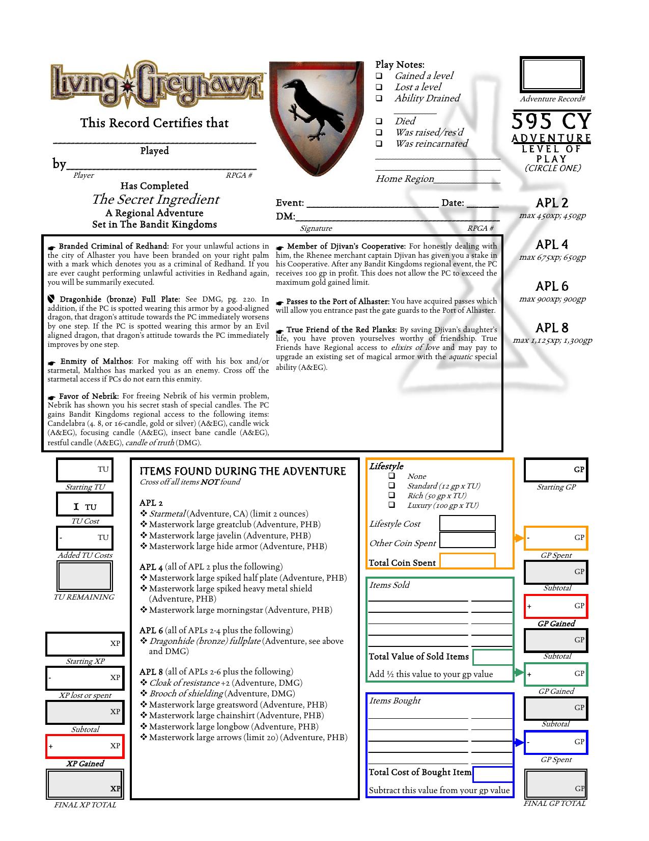 Microsoft Word - BDK5-03 The Secret Ingredient AR.doc by jason