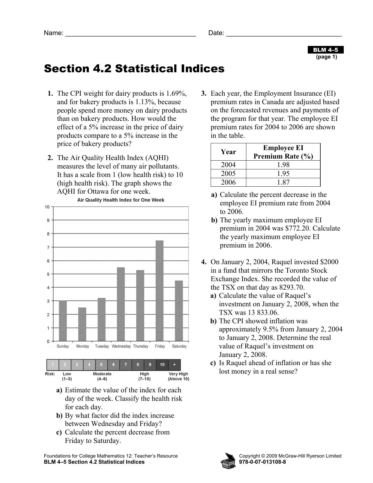 Microsoft Word - BLM 4Å05 Section 4.2 Statistical Indices.doc by kavyashree