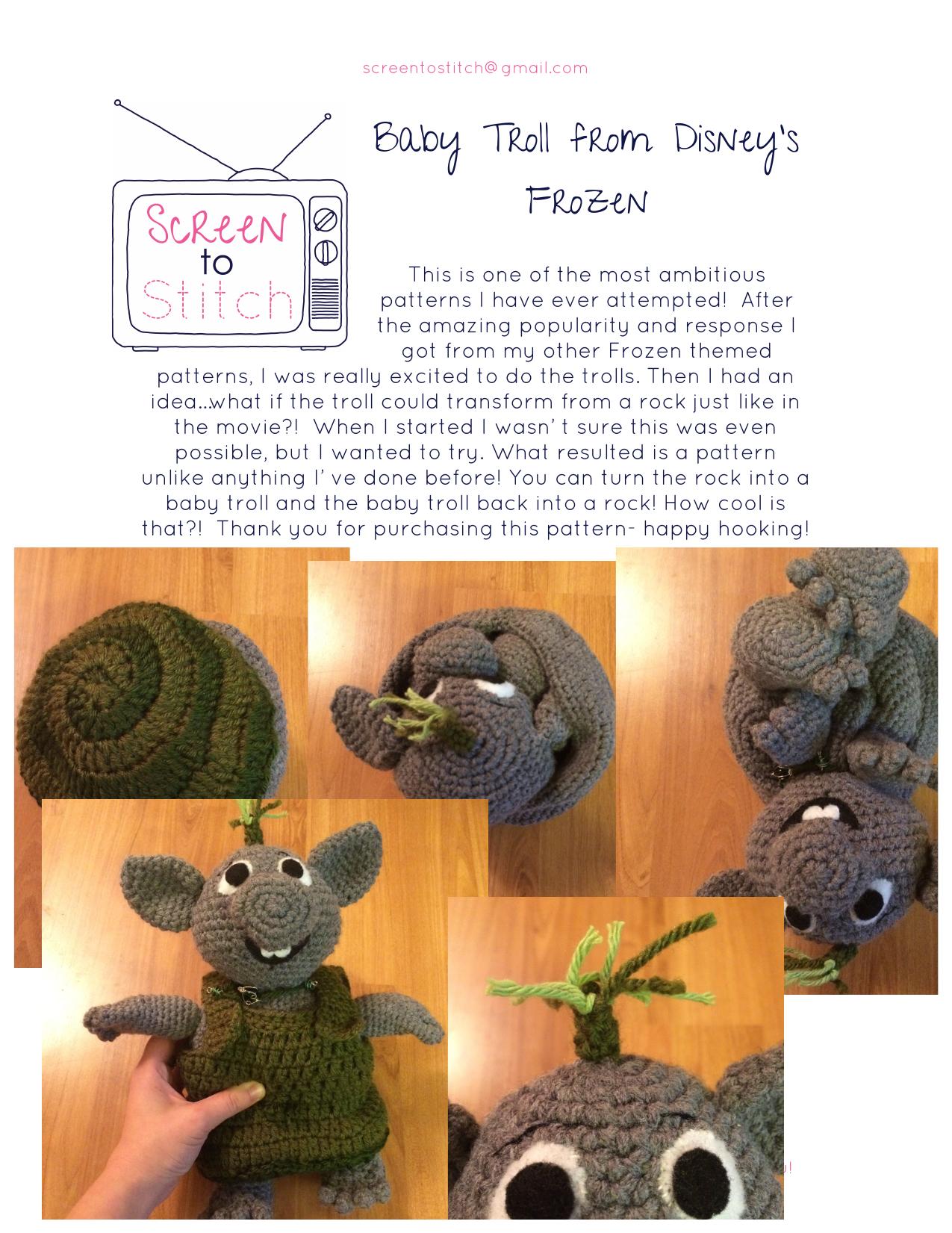Microsoft Word - Baby Troll Crochet Pattern.docx by Screen to Stitch