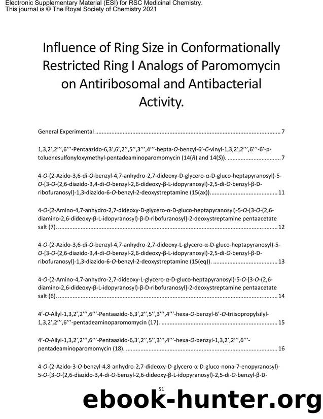 Microsoft Word - Bicyclic Ring I SI.docx by Mike