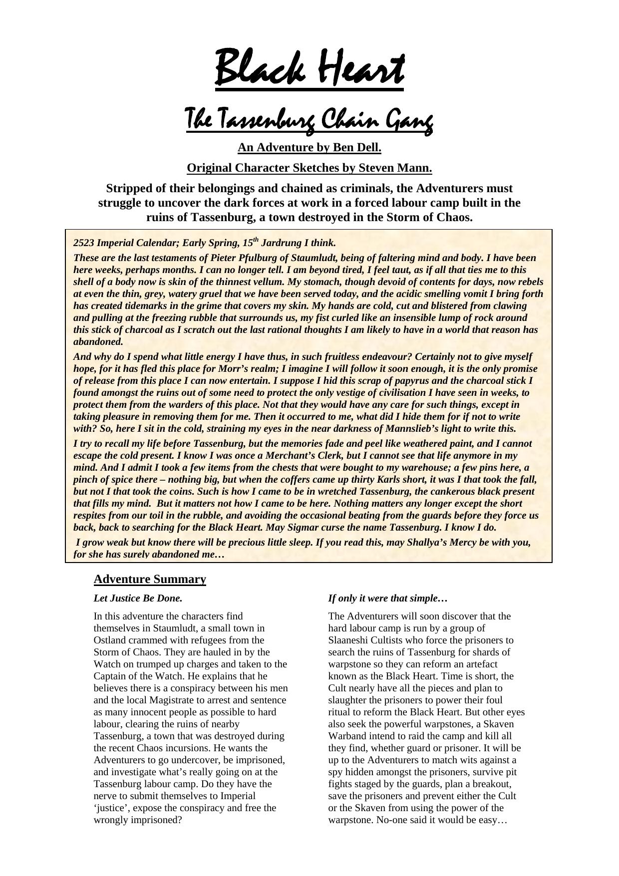 Microsoft Word - Black Heart - The Tassenburg Chain Gang - Full.doc by dave.allen