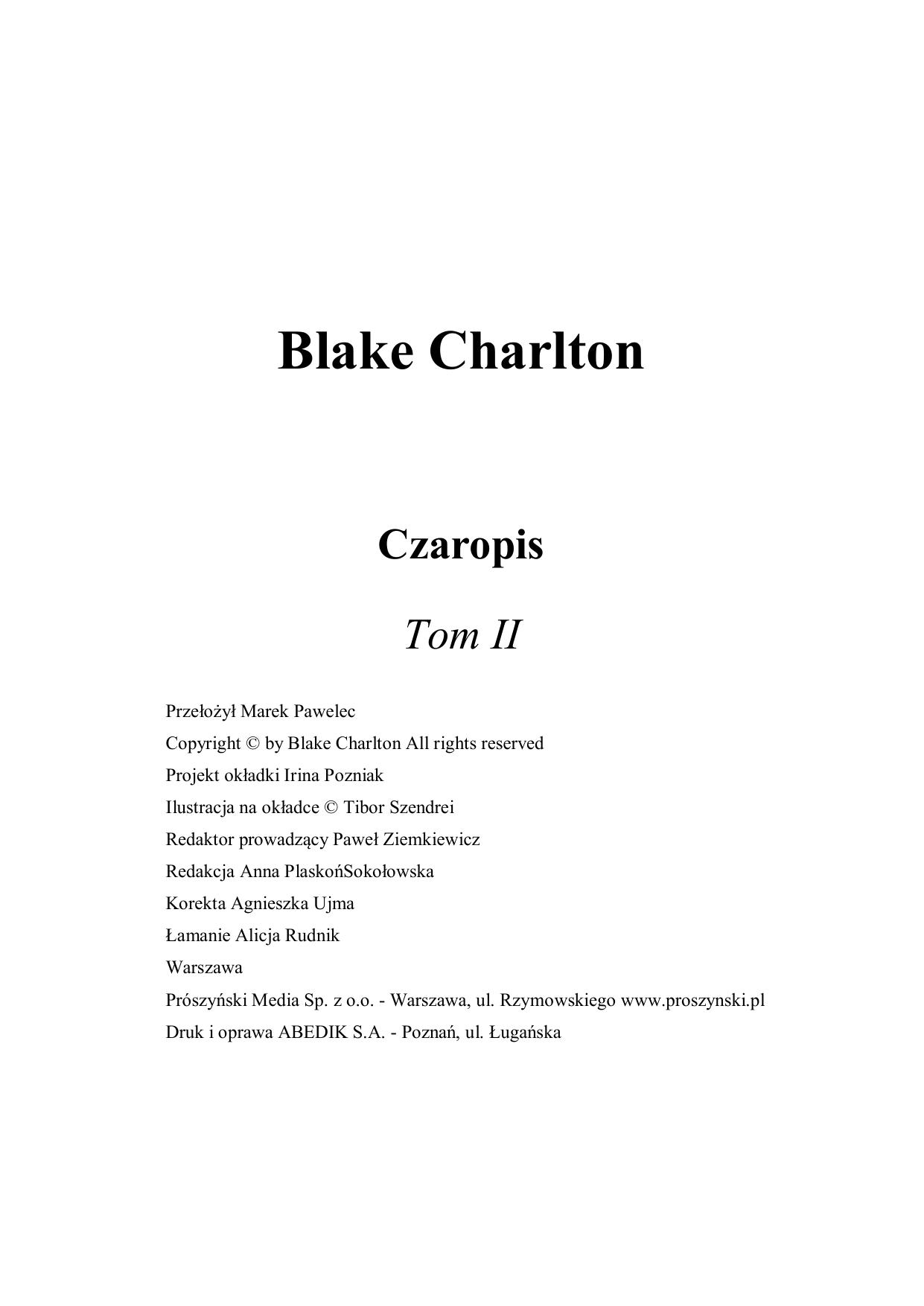 Microsoft Word - Blake Charlton - Czaropis t .2.rtf by kalgo