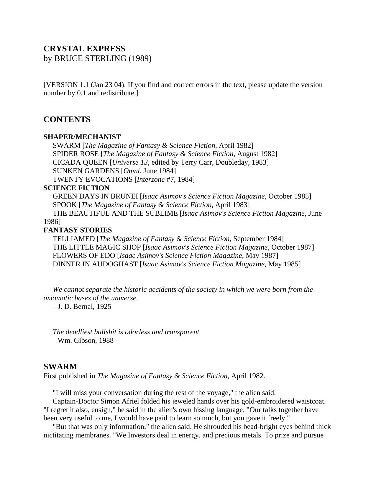 Microsoft Word - Bruce Sterling - Crystal Express by Harry