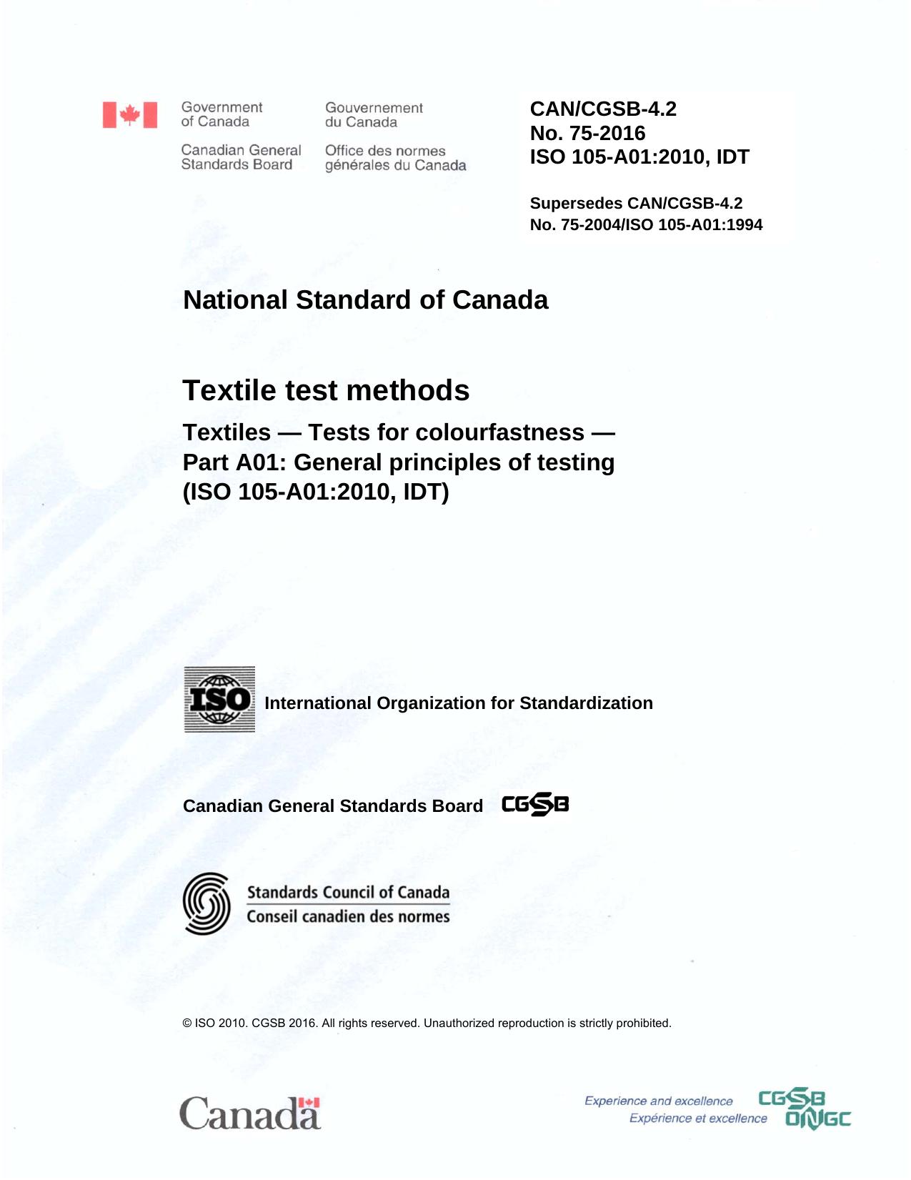 Microsoft Word - CAN_CGSB-4.2 No. 75-2016 ISO 105-A01-2010E_colours.docx by LefebvrJ