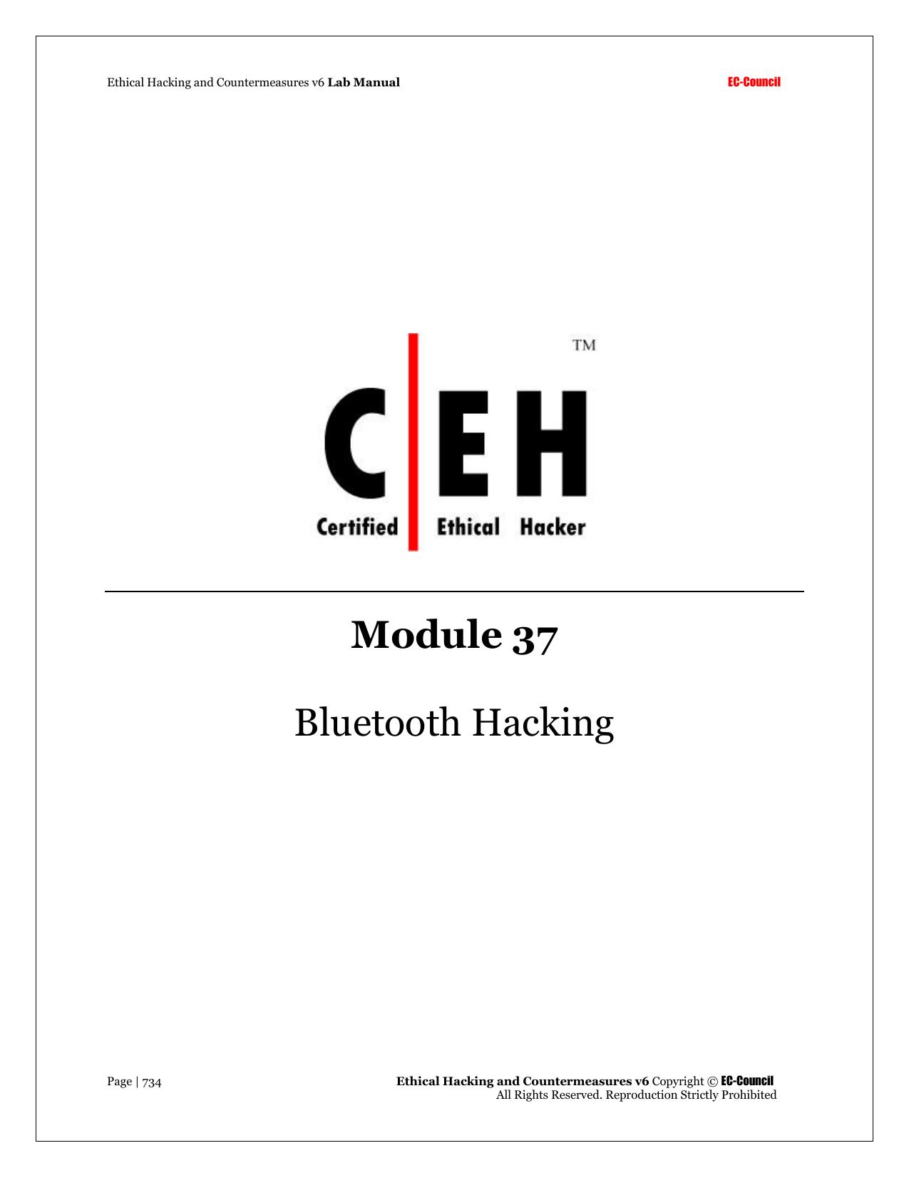 Microsoft Word - CEHv6 Lab Guide Module 37 to Module 41 by Manisha