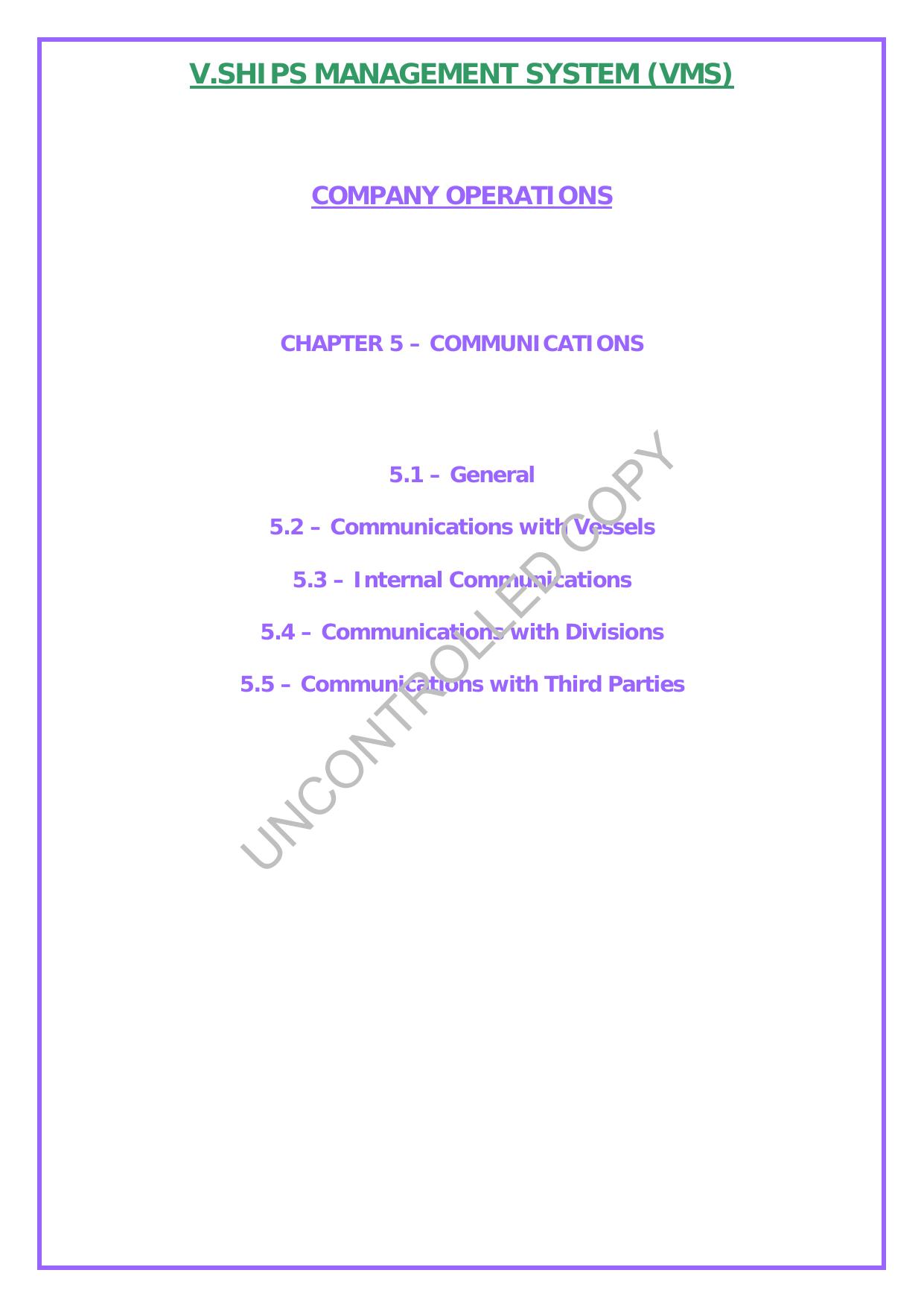 Microsoft Word - Chapter 5 Communications Menu by katrus