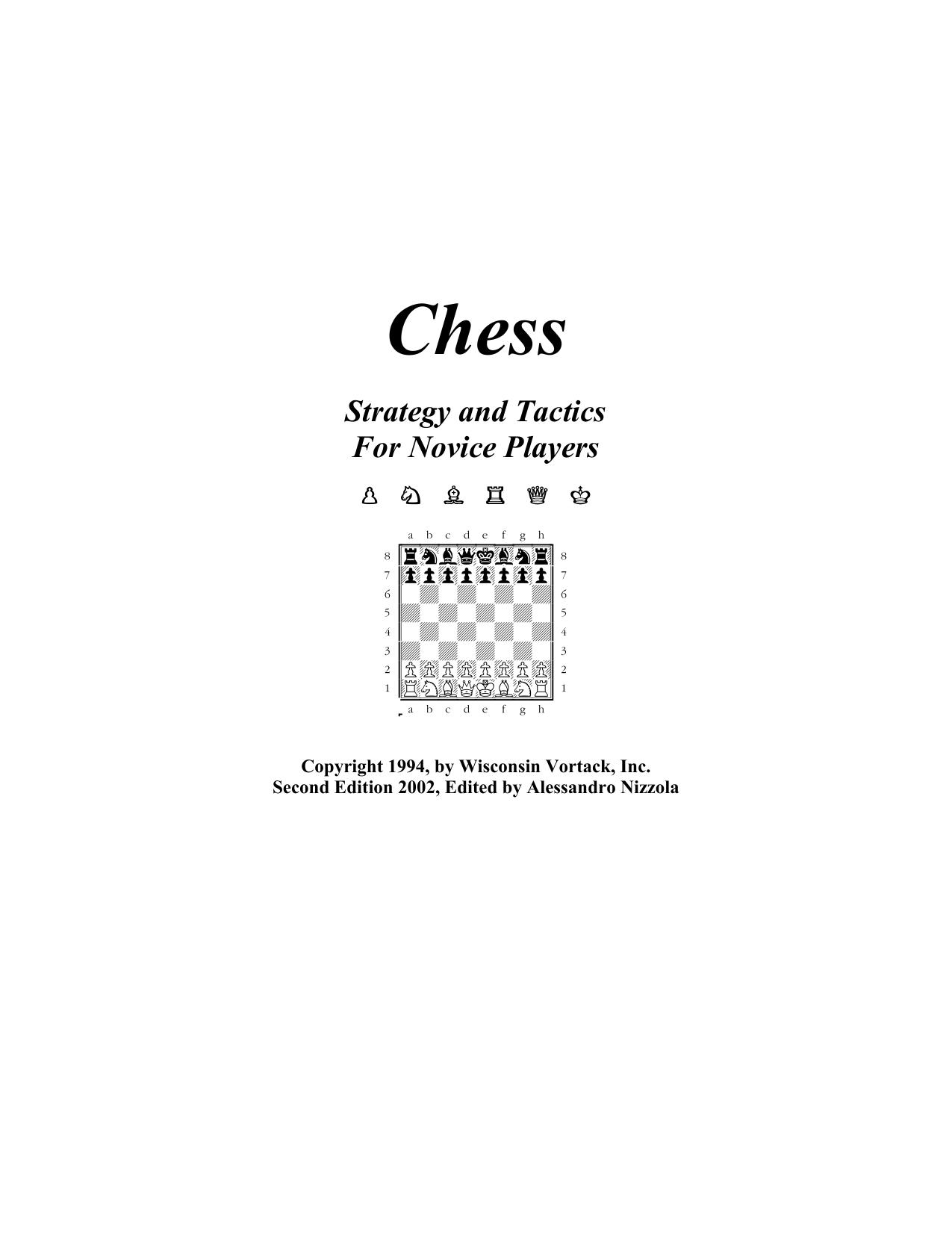 Microsoft Word - Chess Strategy and Tactics For Novice Players.doc by Sid Pickard