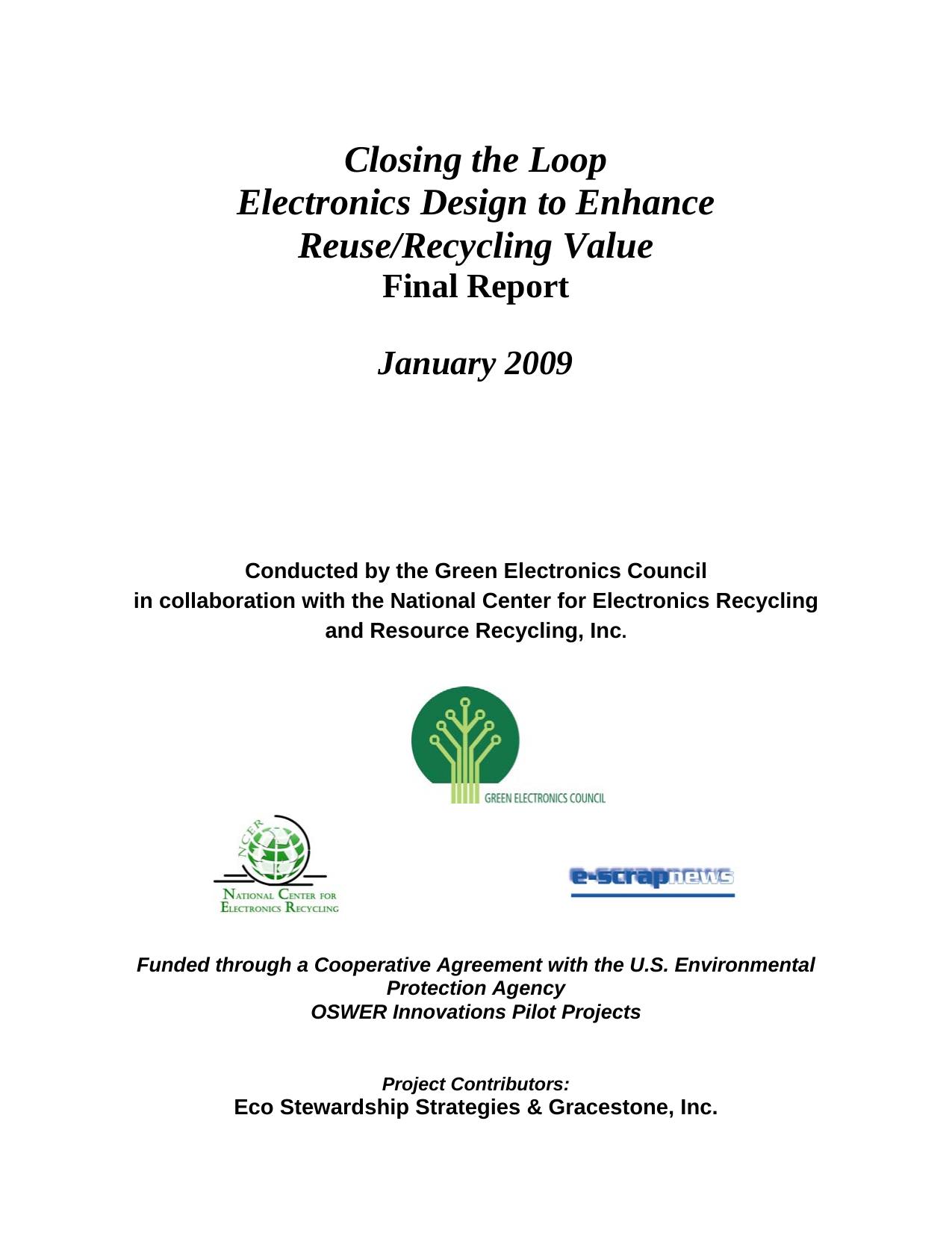 Microsoft Word - Design for End of Life Final Report 090208.doc by Jeff