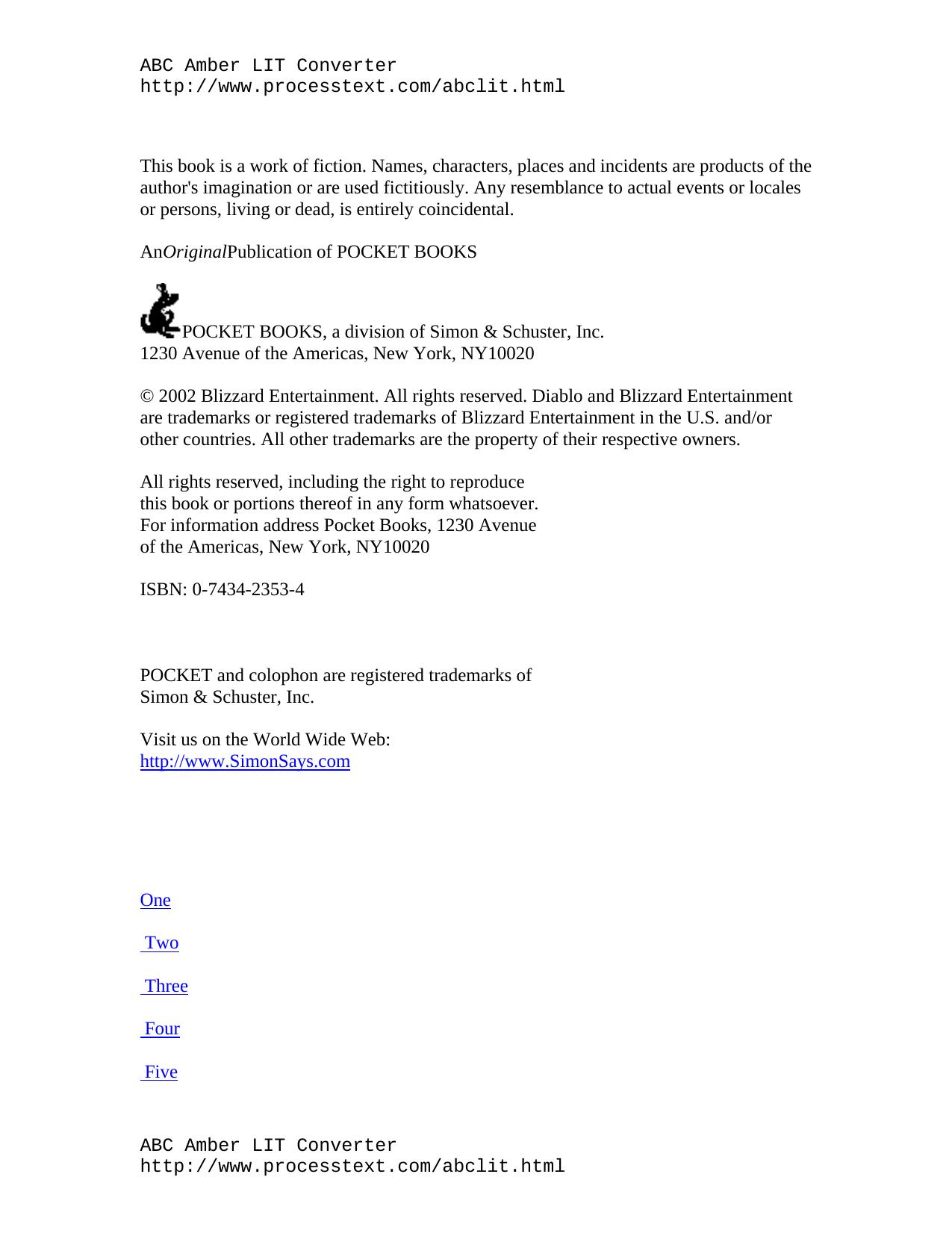 Microsoft Word - Diablo - _2001_ The Black Road - Richard A. Knaak.rtf by Cicenai