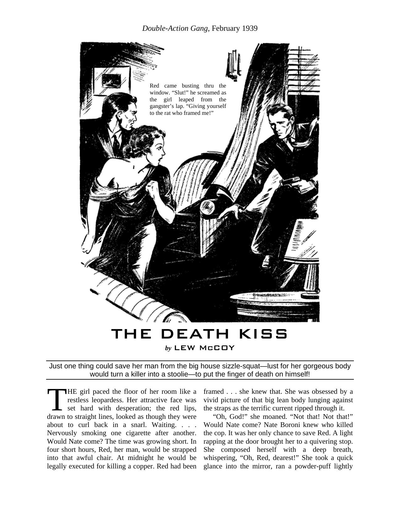 Microsoft Word - Double-Action Gang 39.02 The Death Kiss - Lew McCoy.doc by Unknown