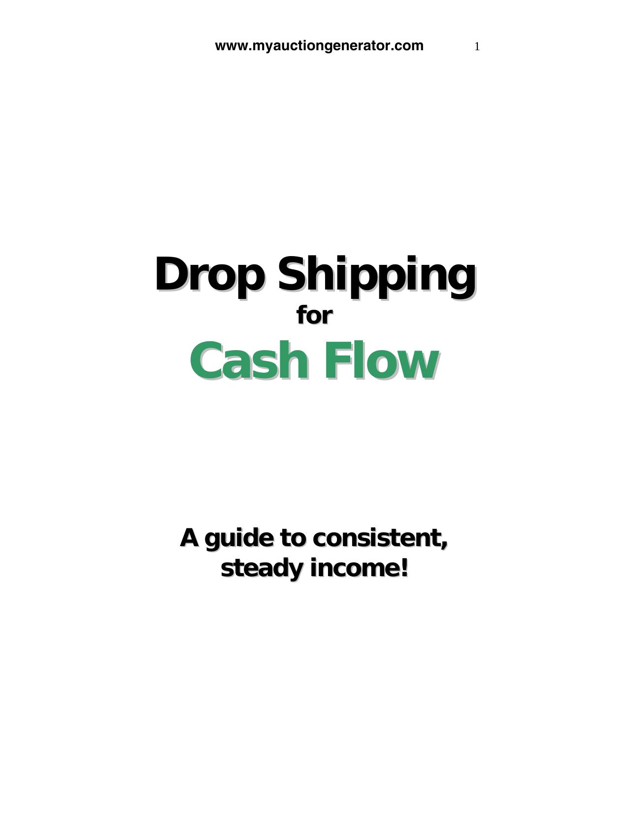 Microsoft Word - Drop Ship Special Report.doc by adam
