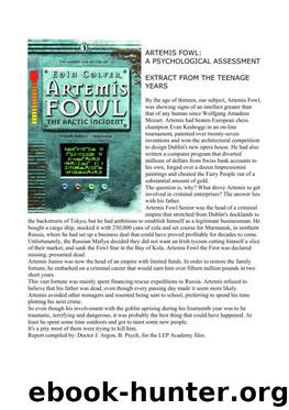 Microsoft Word - Eoin Colfer - [Artemis Fowl 02] - The Arctic Incident.doc by IanW