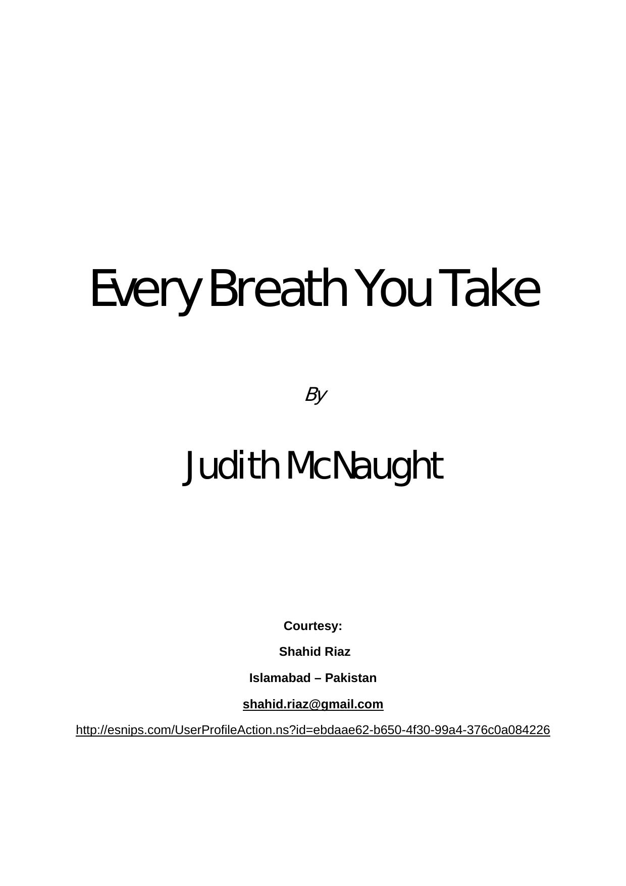 Microsoft Word - Every Breath You Take By Judith McNaught by Shahid Riaz