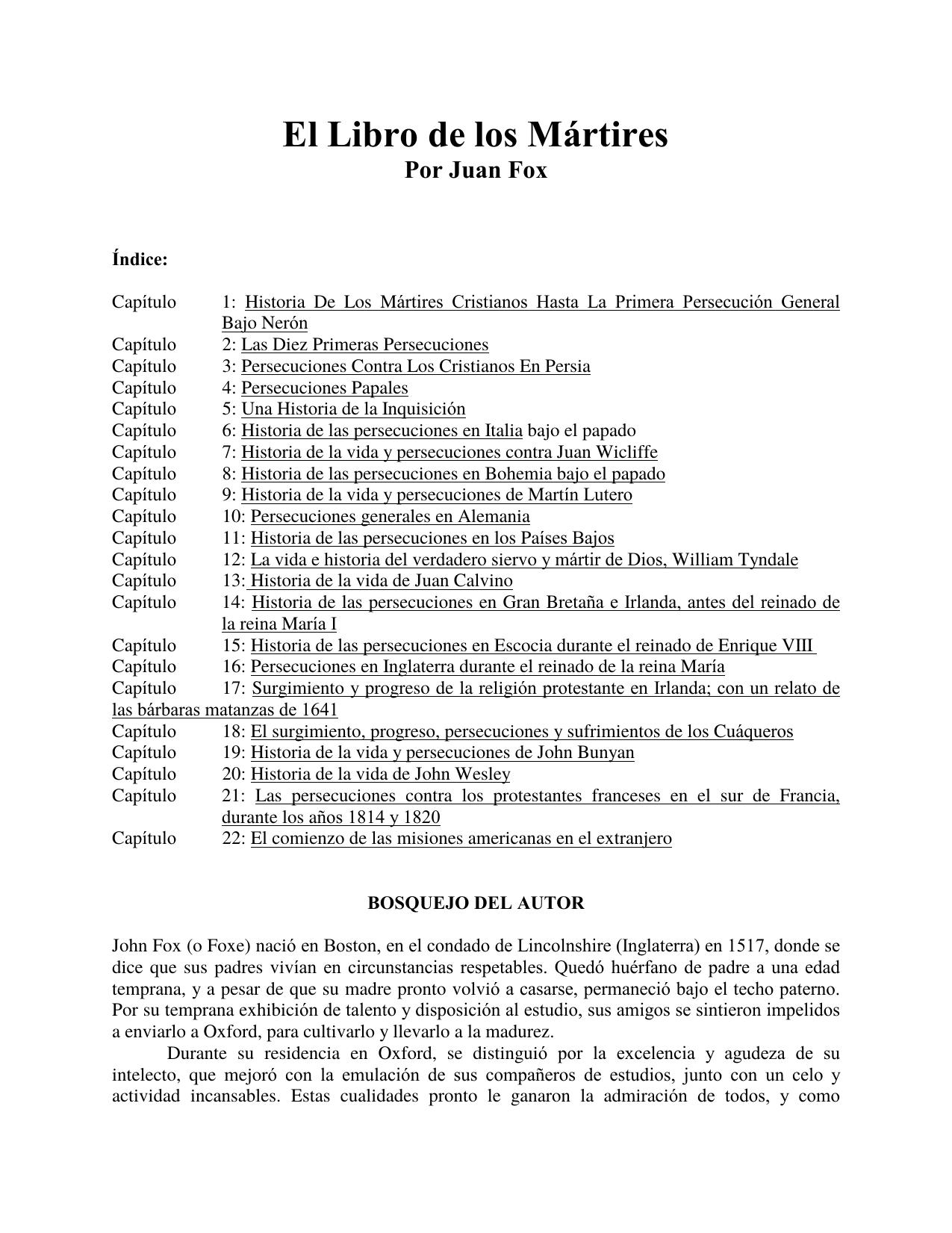 Microsoft Word - FOX - pdfMachine from Broadgun Software, http:pdfmachine.com, a great PDF writer utility! by El Libro de los Mártires