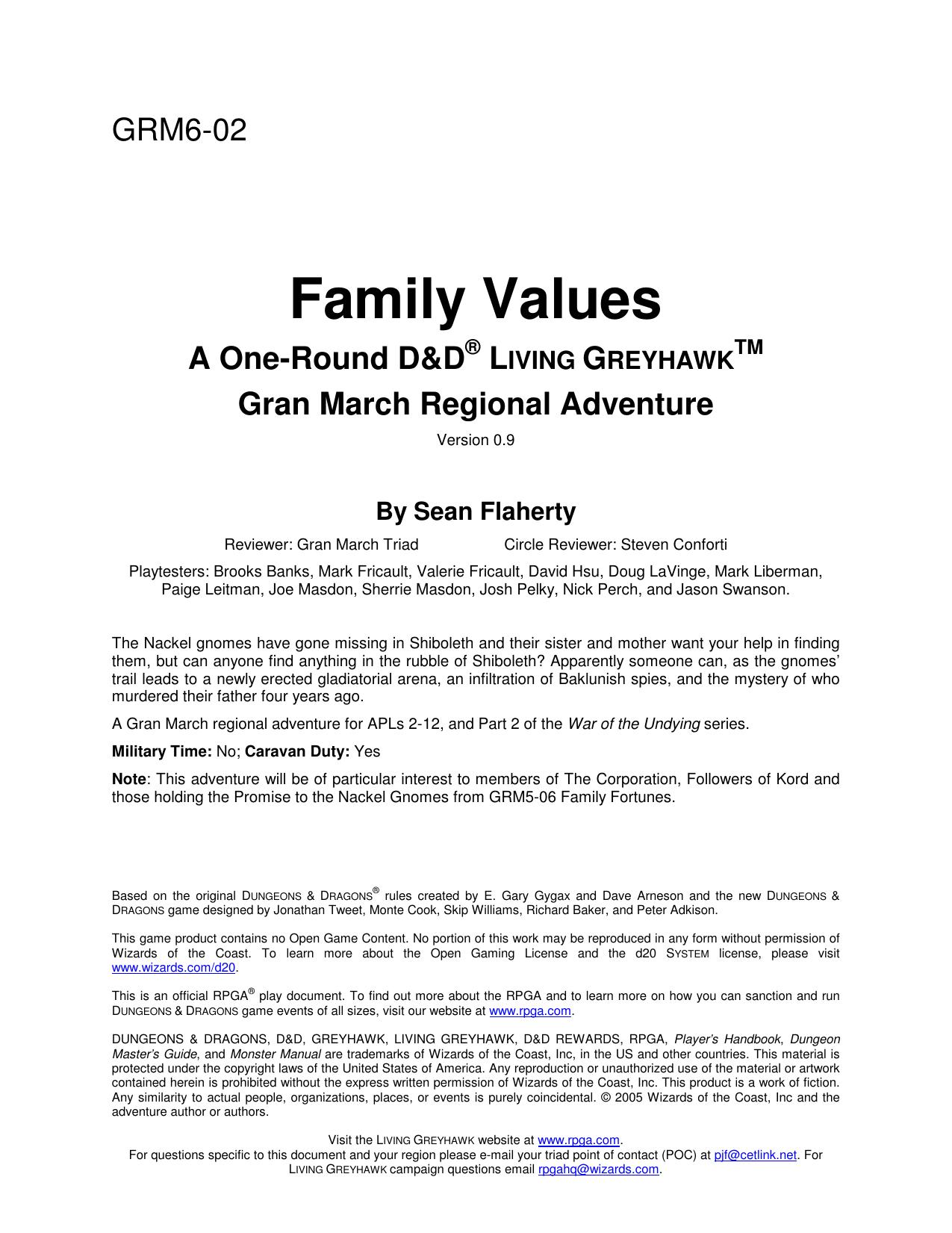 Microsoft Word - GRM6-02 Family Values v0[1].9.doc by pleitman