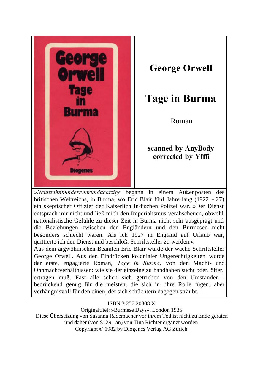 Microsoft Word - George Orwell - Tage in Burma.doc by Andy