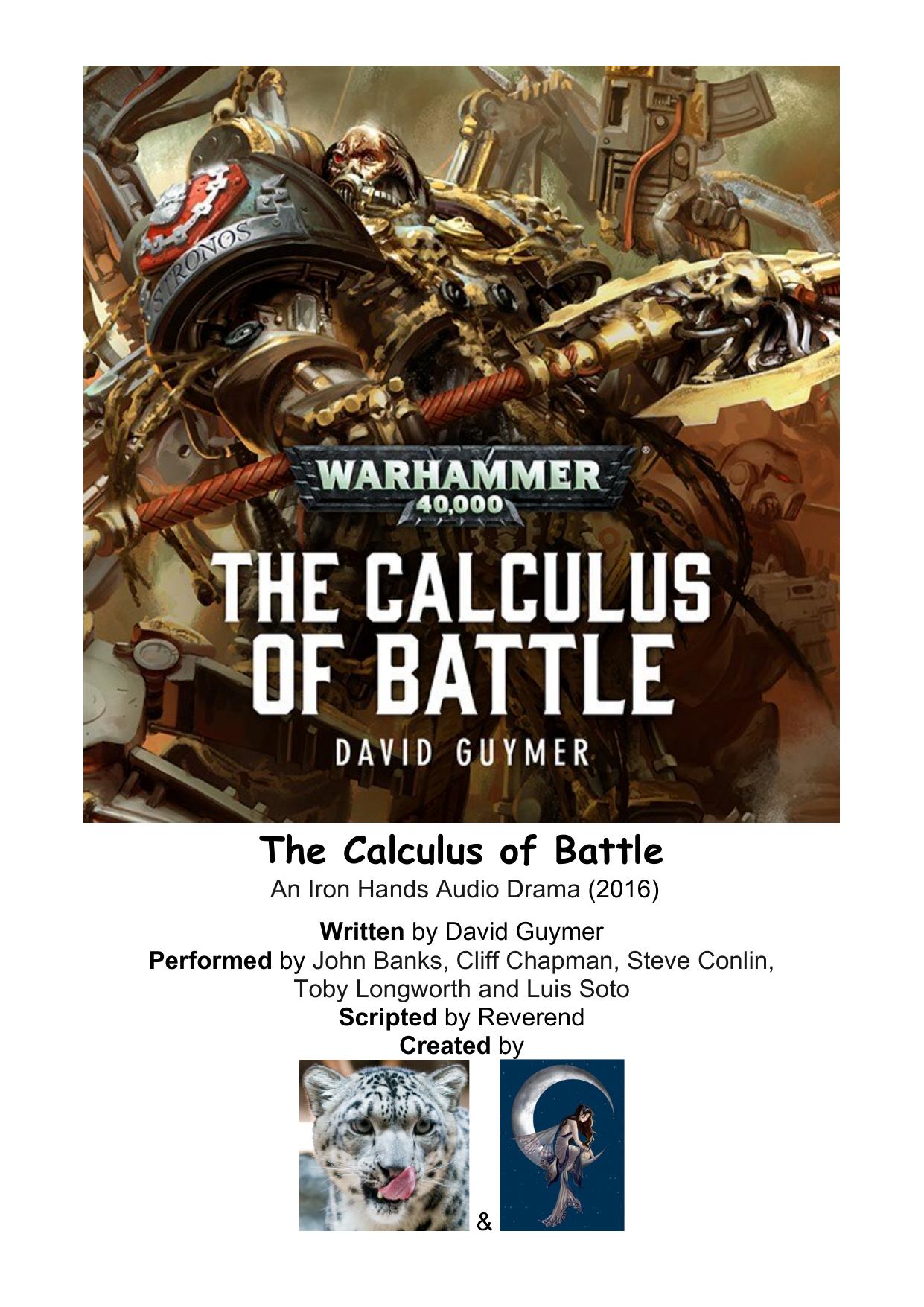 Microsoft Word - Guymer_The Calculus of Battle [Audio Drama script] by user