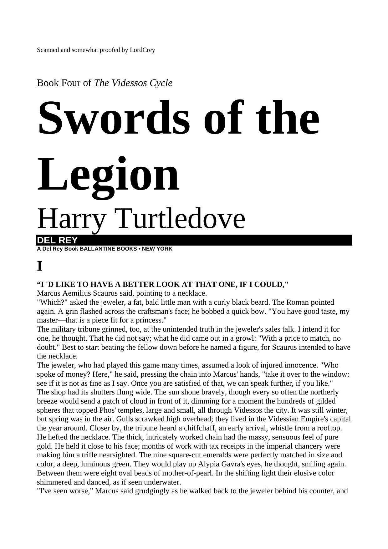 Microsoft Word - Harry Turtledove - The Videssos Cycle 04 - Swords Of the Legion.rtf by Kuido