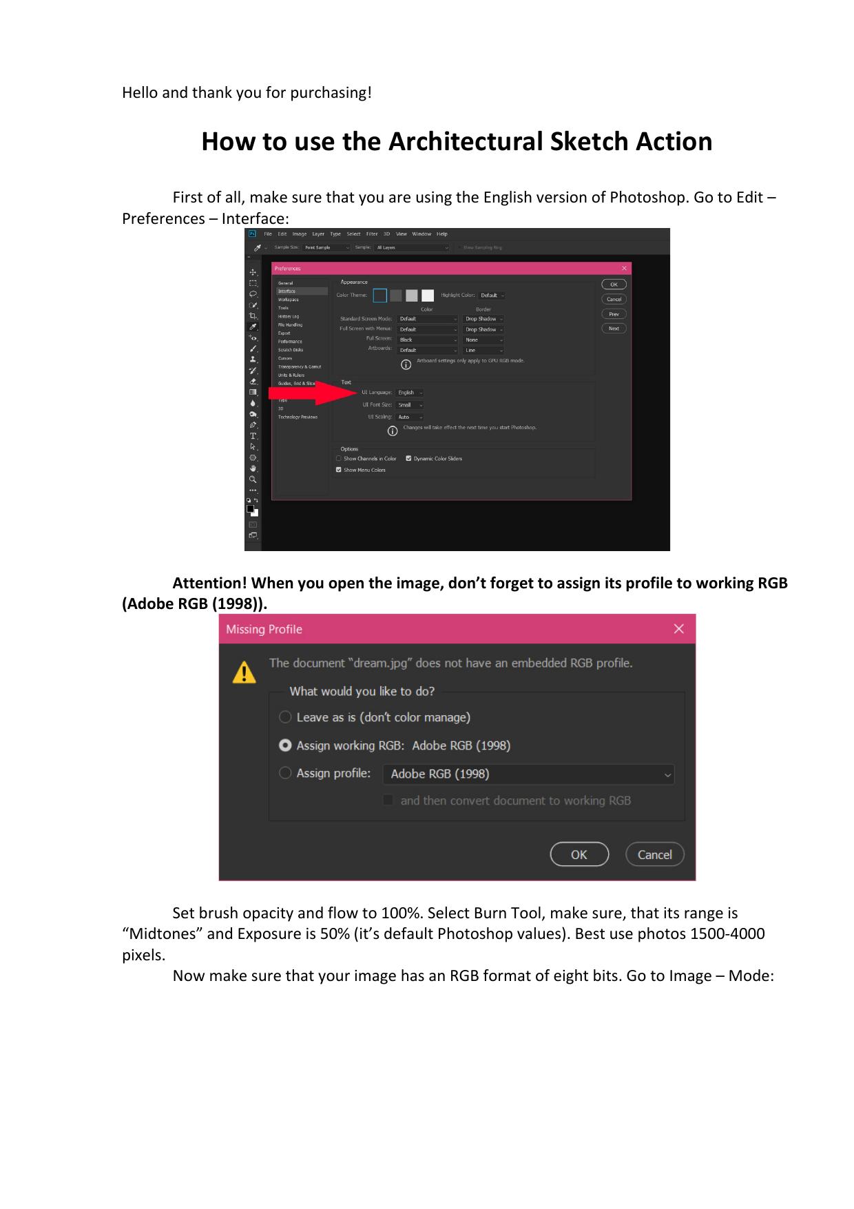 Microsoft Word - How to use Architectural Sketch Action.docx by unknow