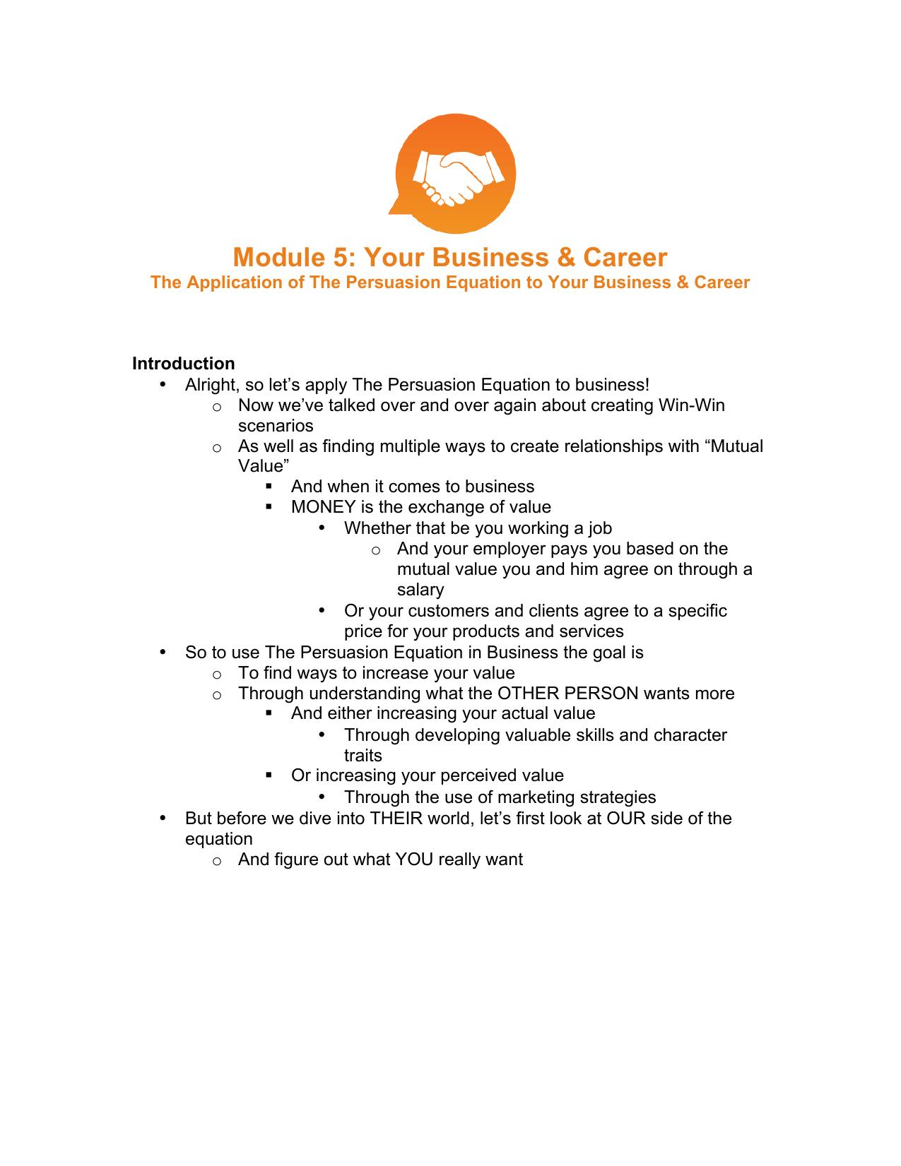 Microsoft Word - IP Module 5 - Your Business and Career.docx by Unknown