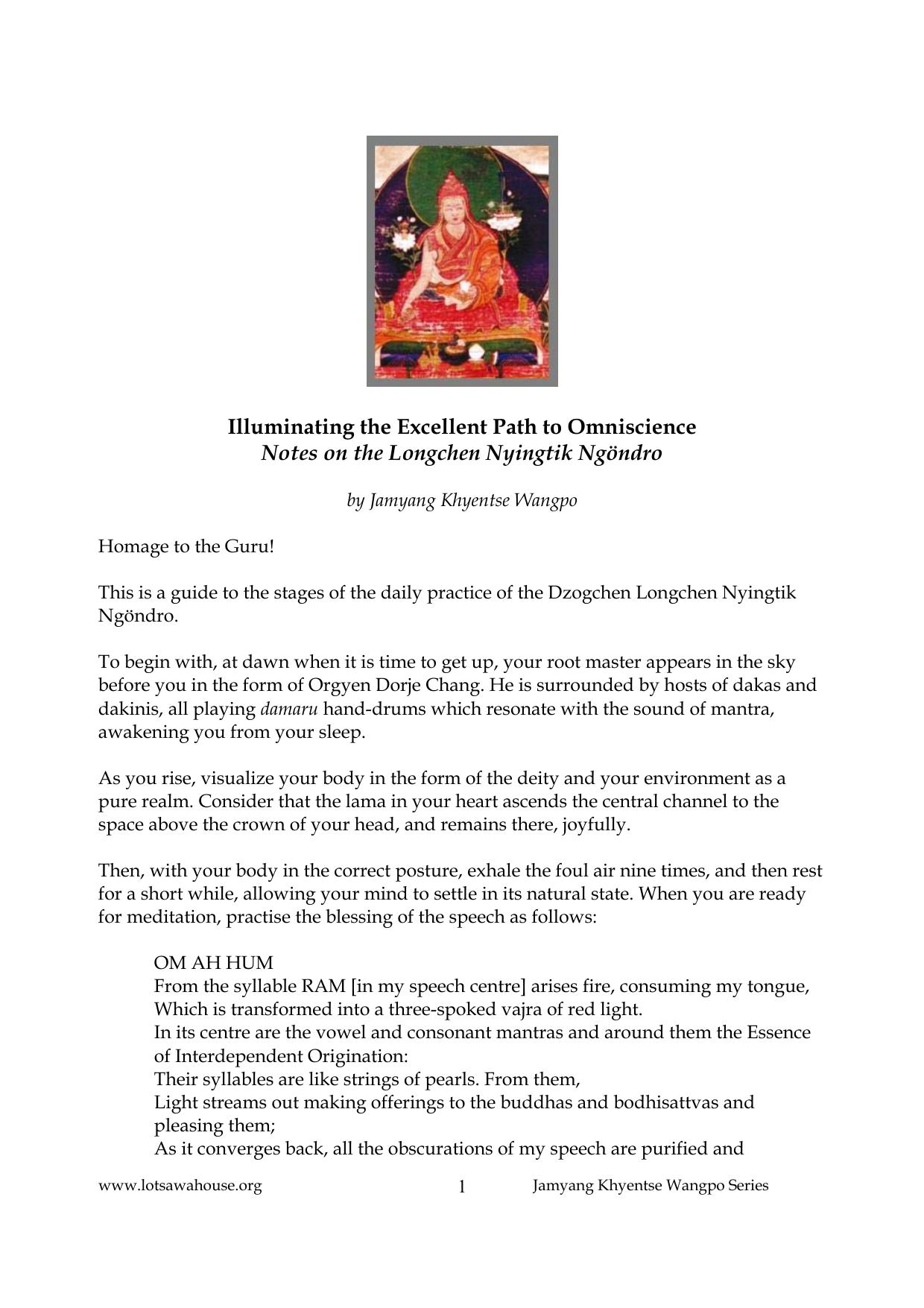 Microsoft Word - Illuminating the Excellent Path to Omniscience.doc by Adam Pearcey