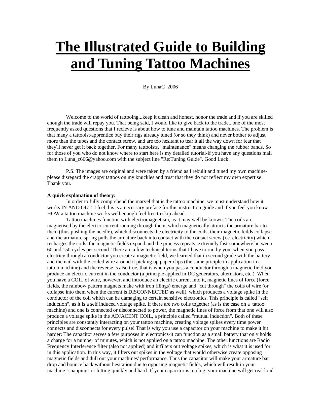 Microsoft Word - Illustrated Guide to Tuning.doc by mellis