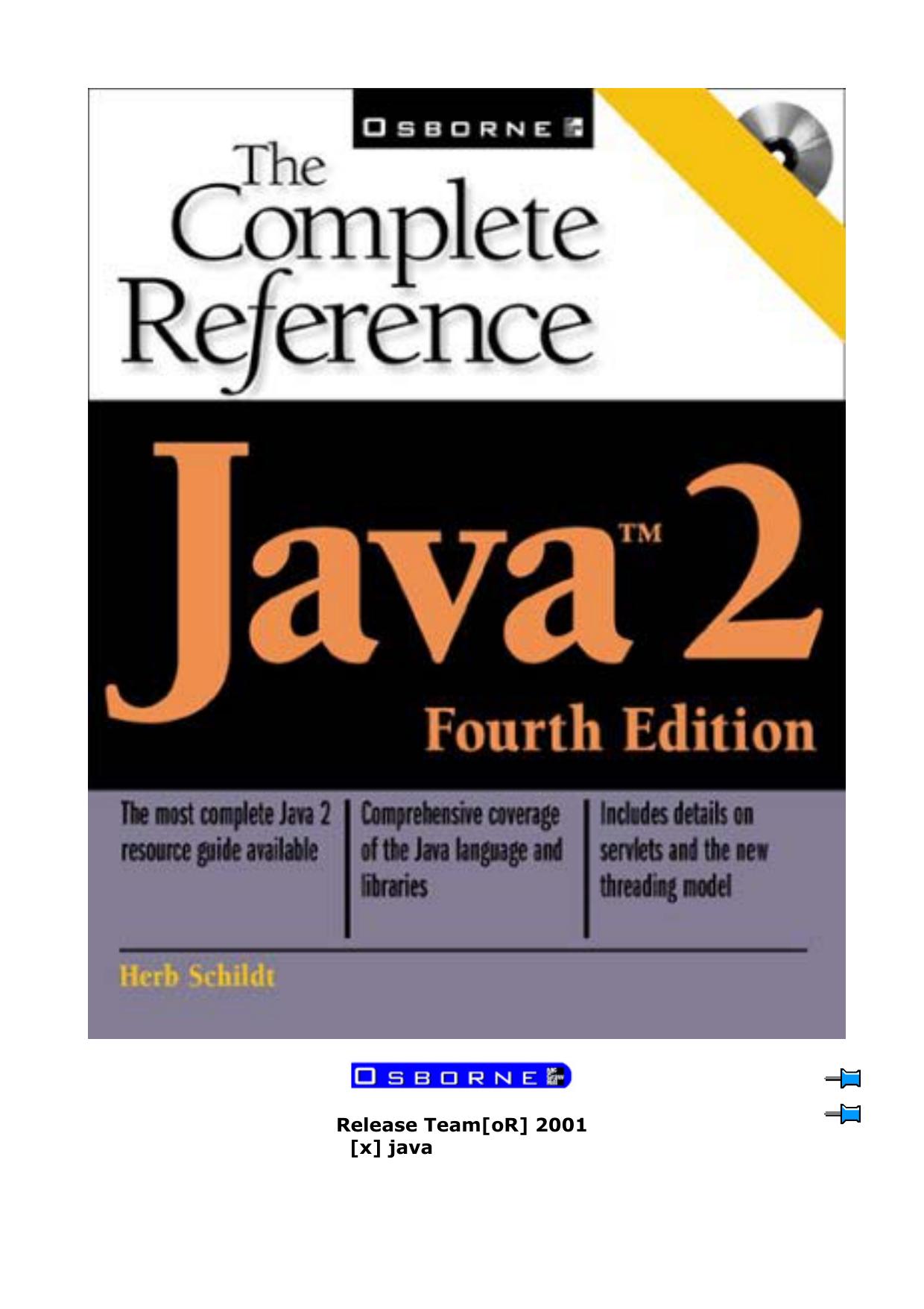Microsoft Word - Java 2 - The Complete Reference -- Osborne McGraw-Hill.doc by root